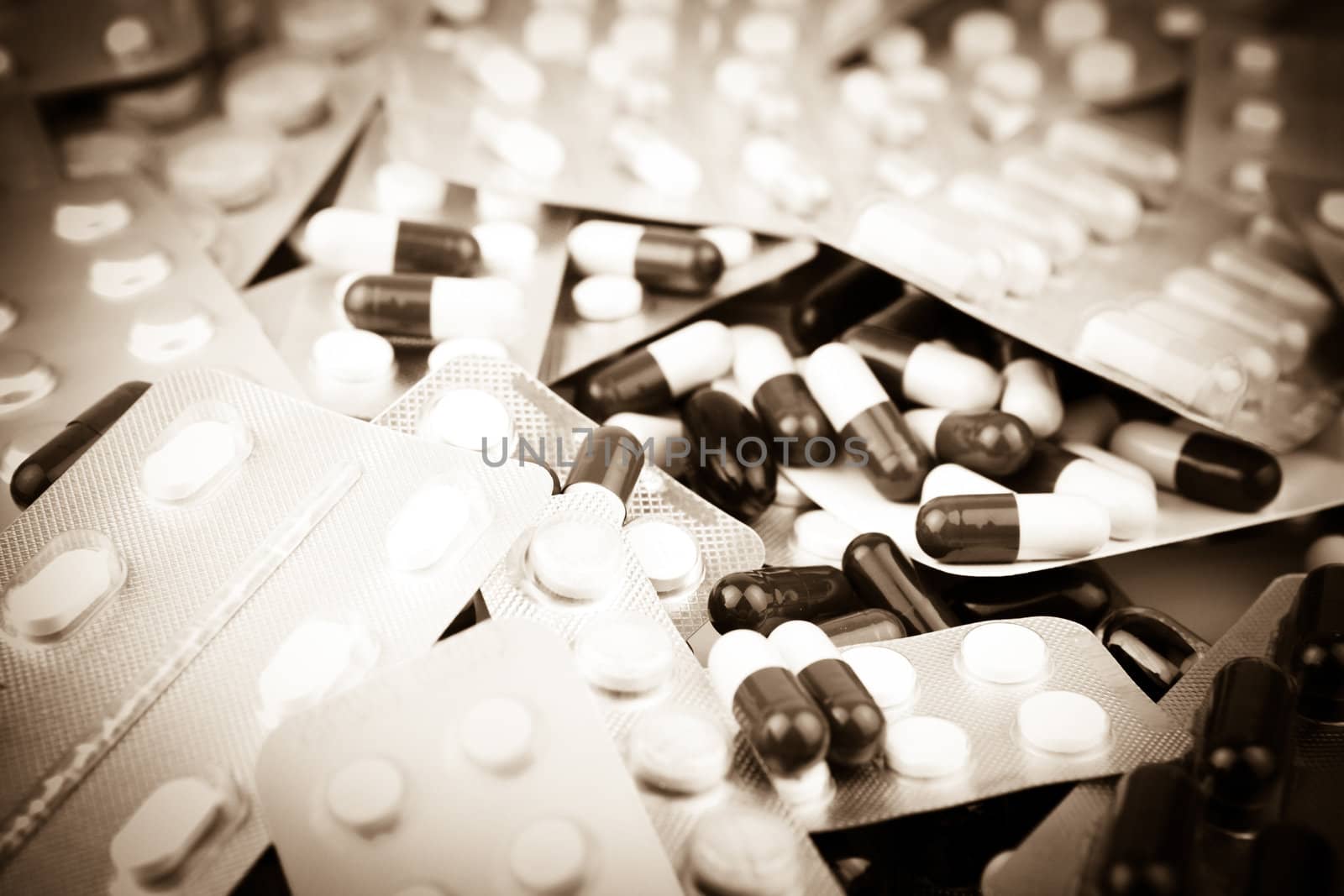 Packs of pills