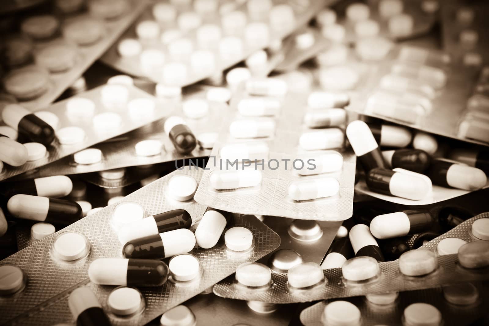 Packs of pills