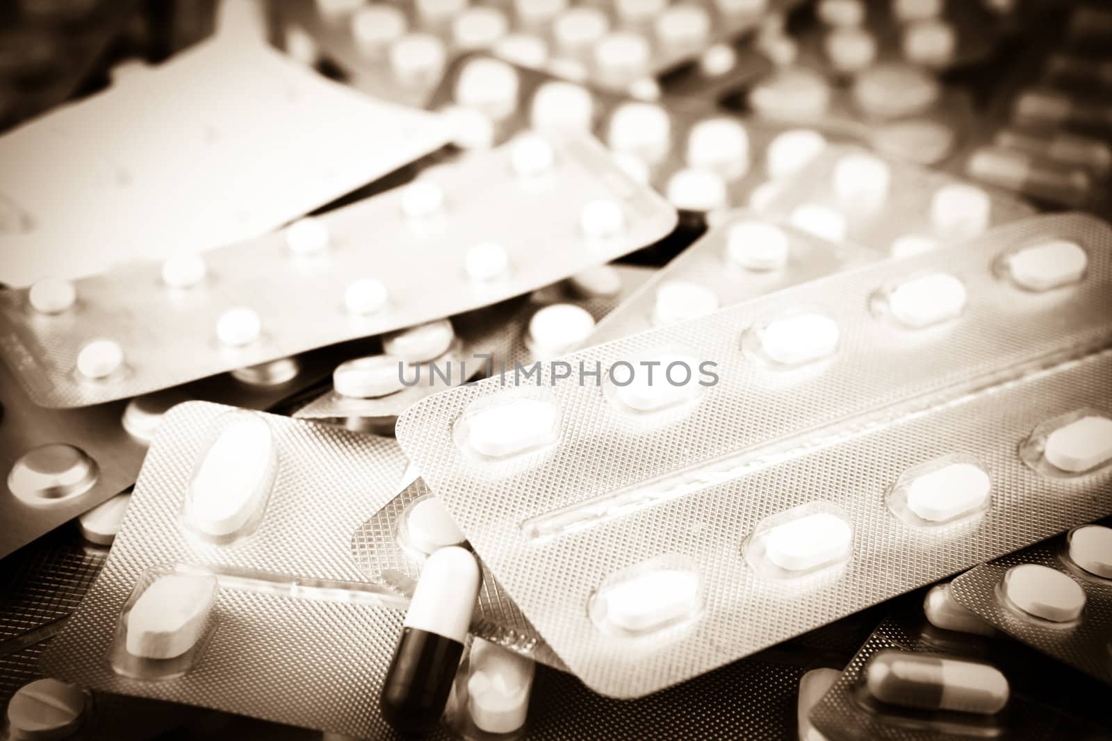 Packs of pills