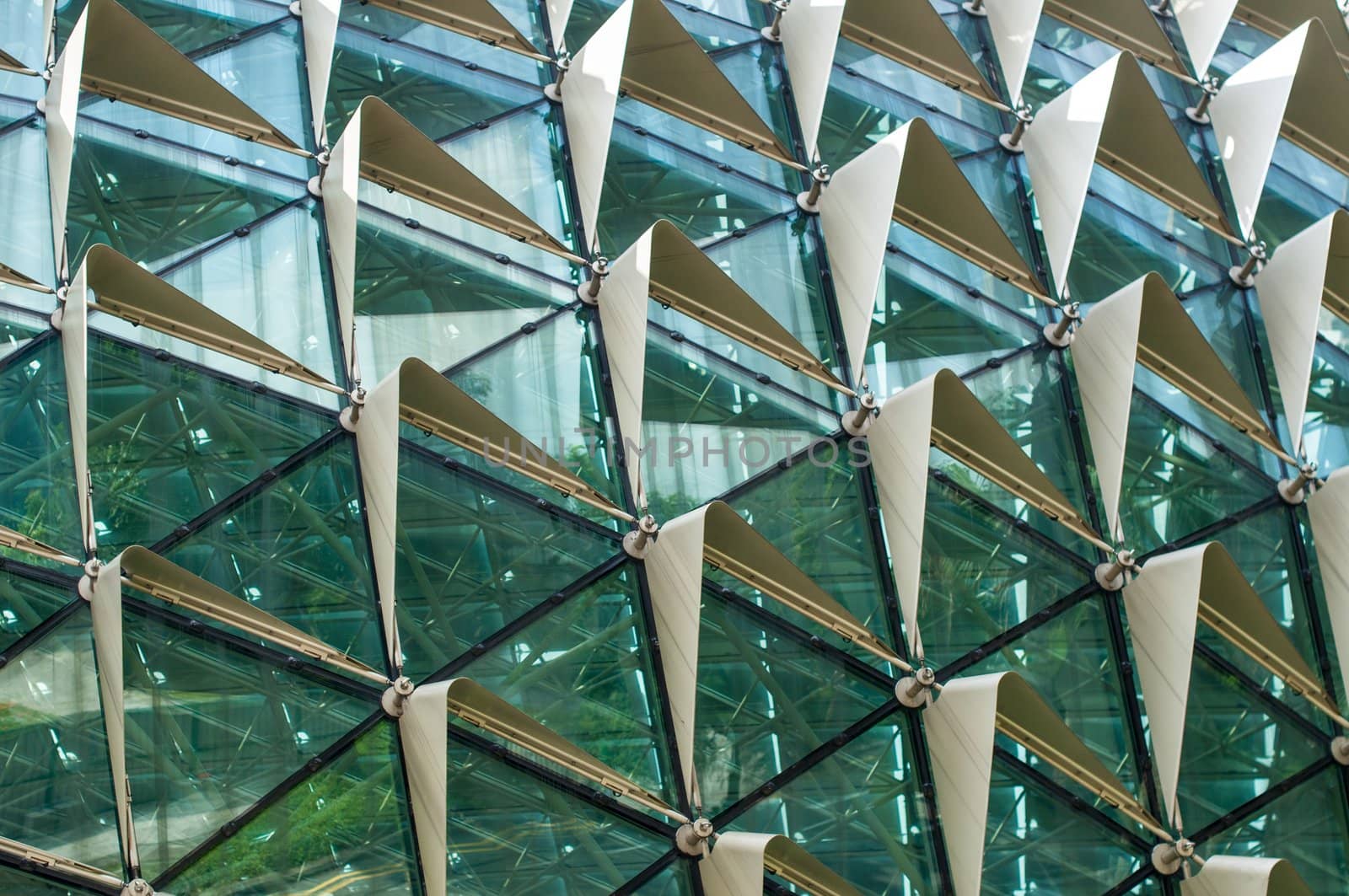 Esplanade opera building in Singapore is known as the big durian to locals for its unique roofing style
