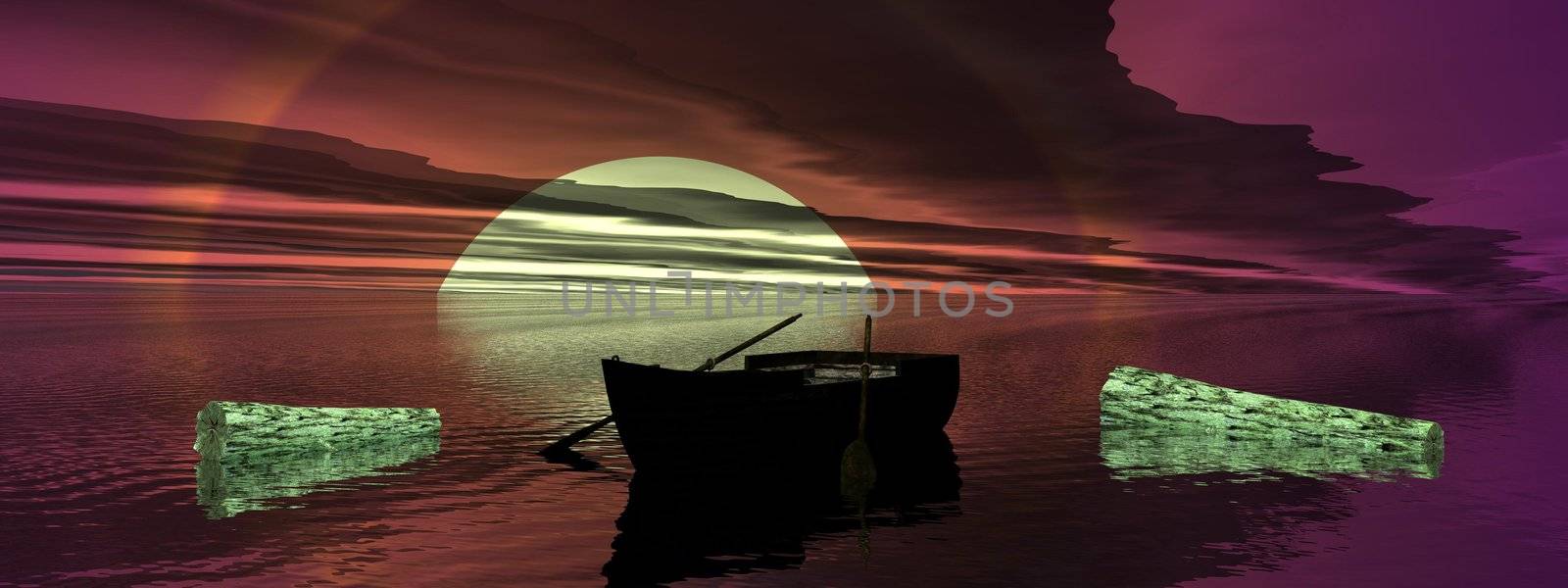 boat and sky