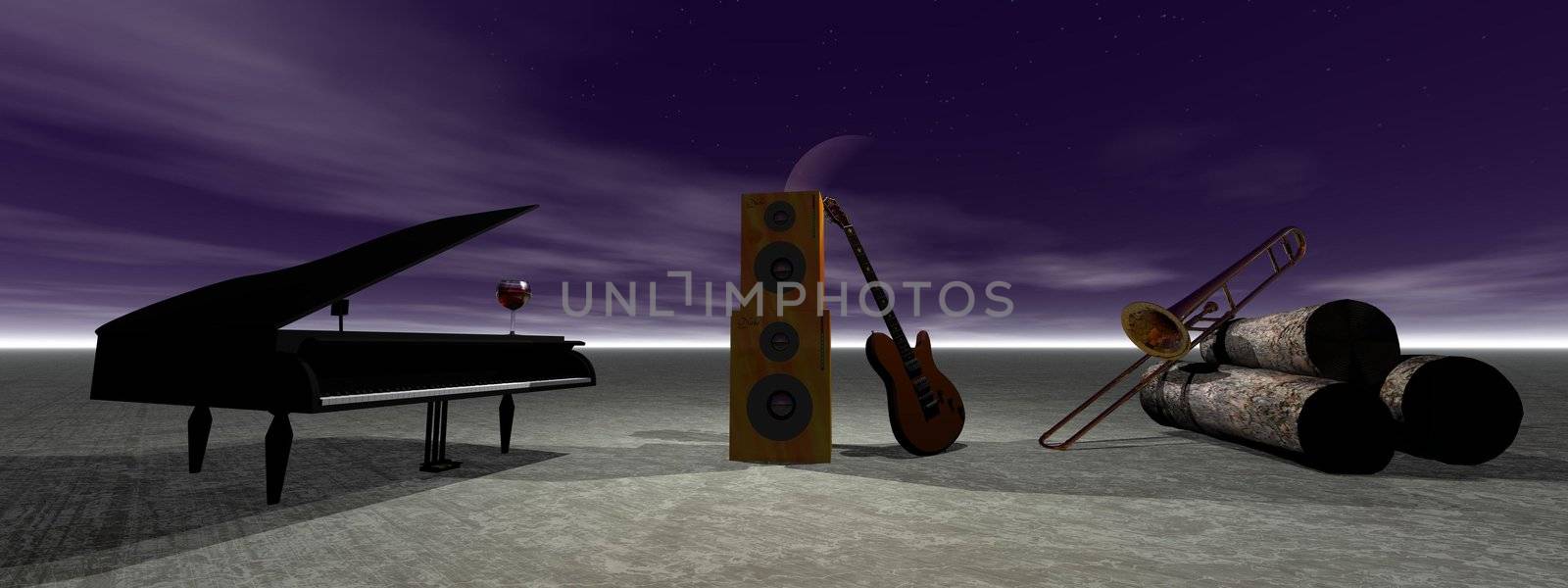 piano and guitar by mariephotos
