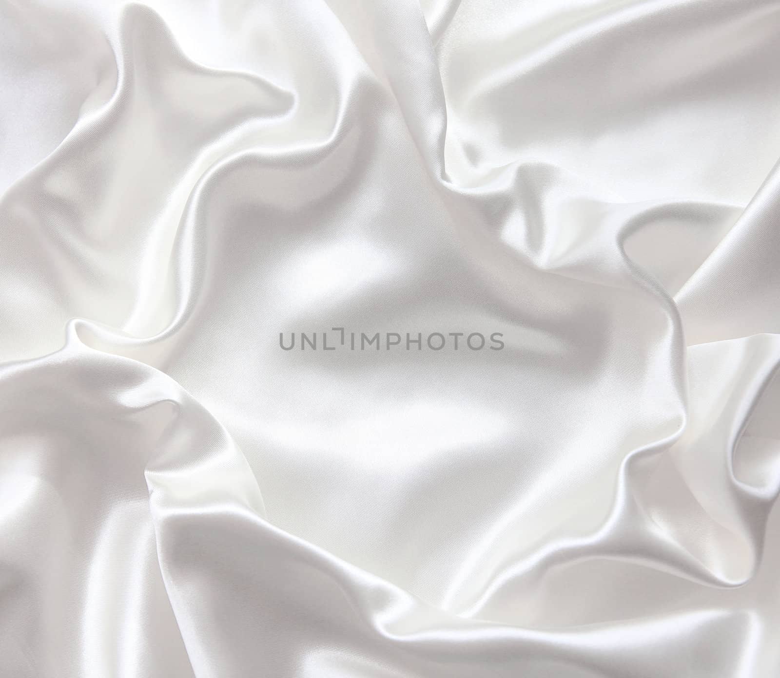 Smooth elegant white silk can use as wedding background 