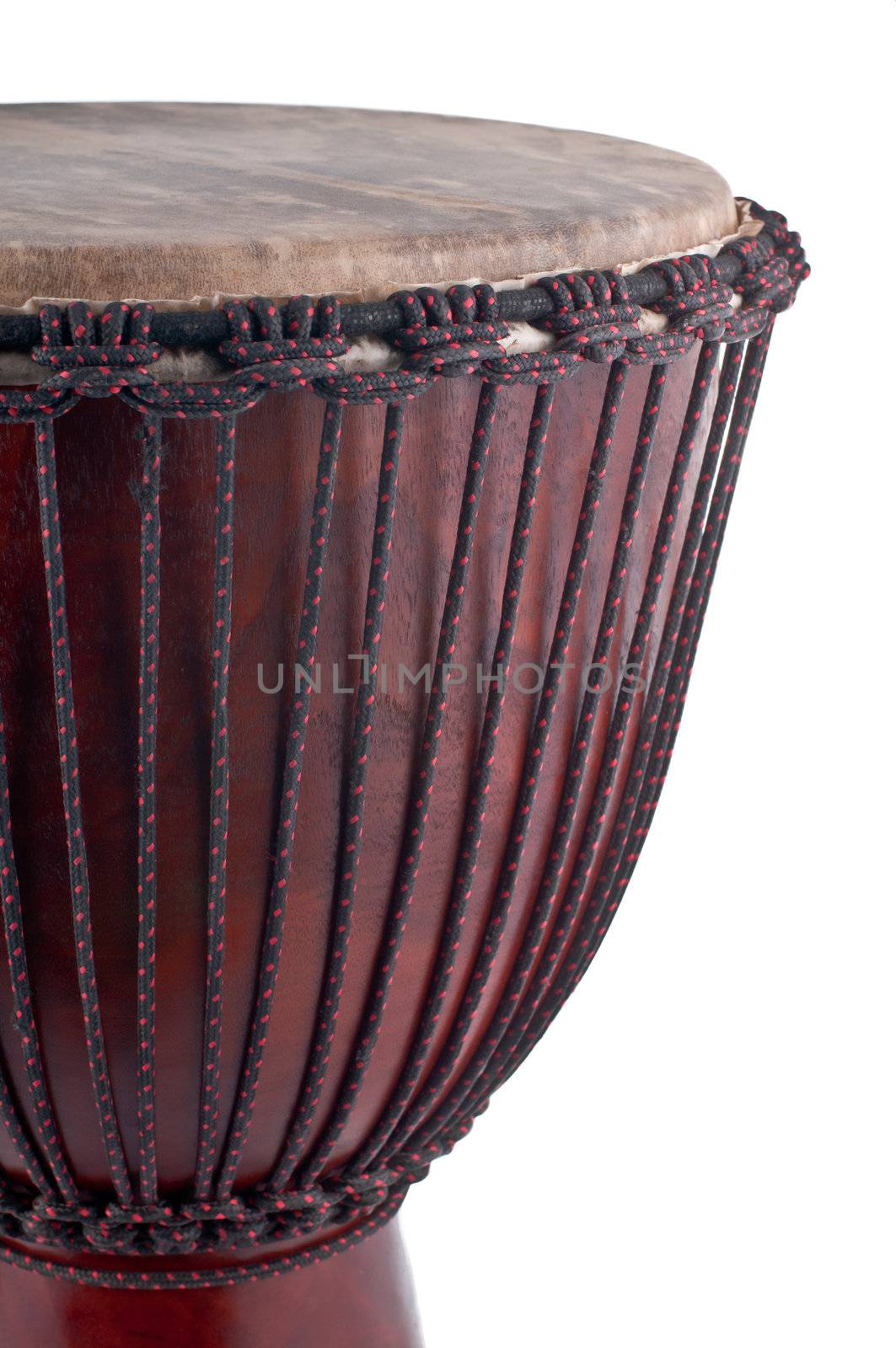 Djembe Isolated On White by nvelichko