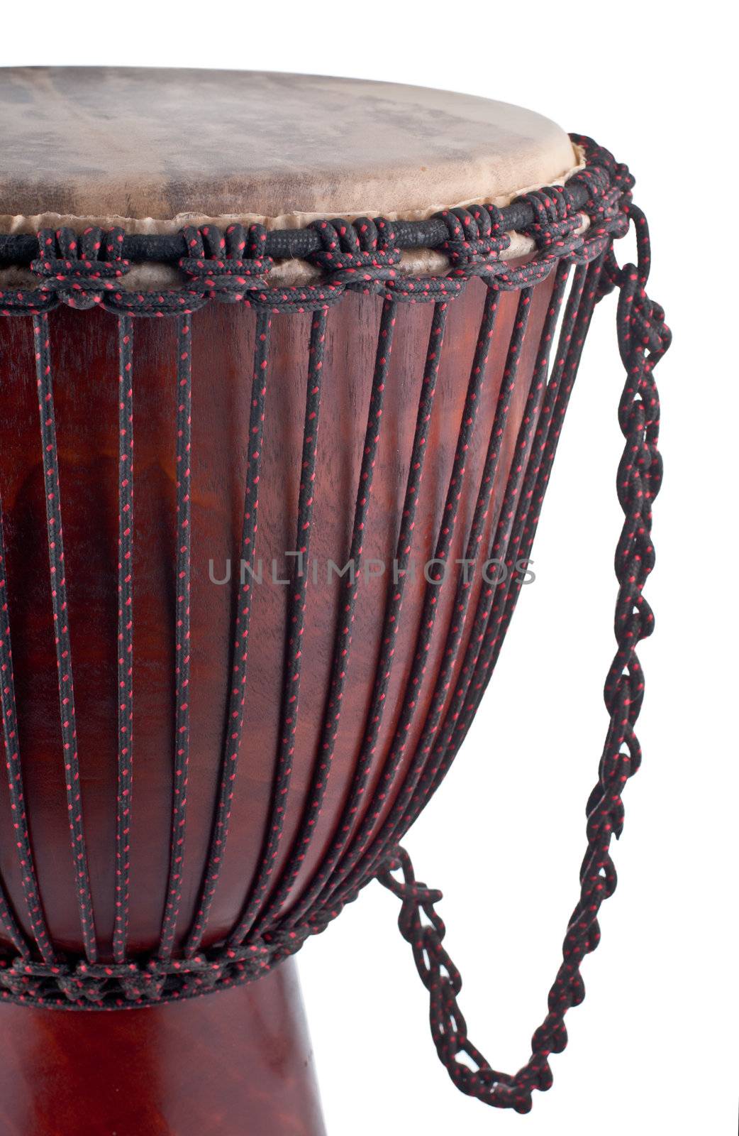 Djembe Isolated On White by nvelichko