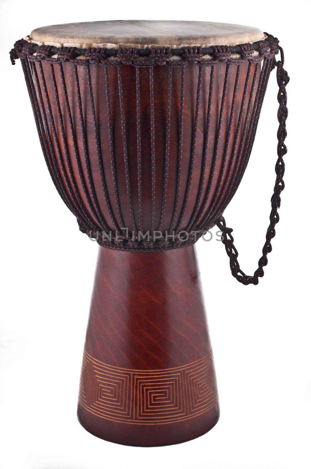Djembe Isolated On White by nvelichko