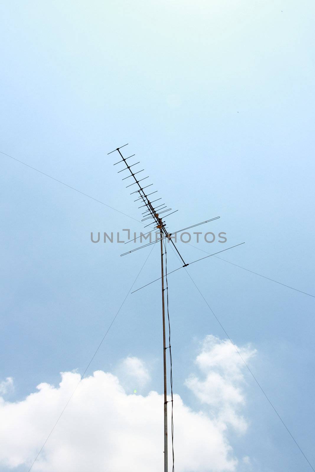 Antenna in blue sky