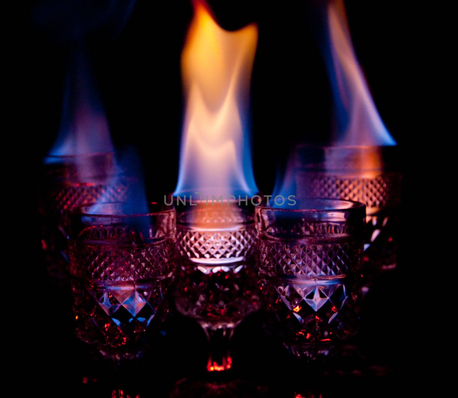 Drinks on fire