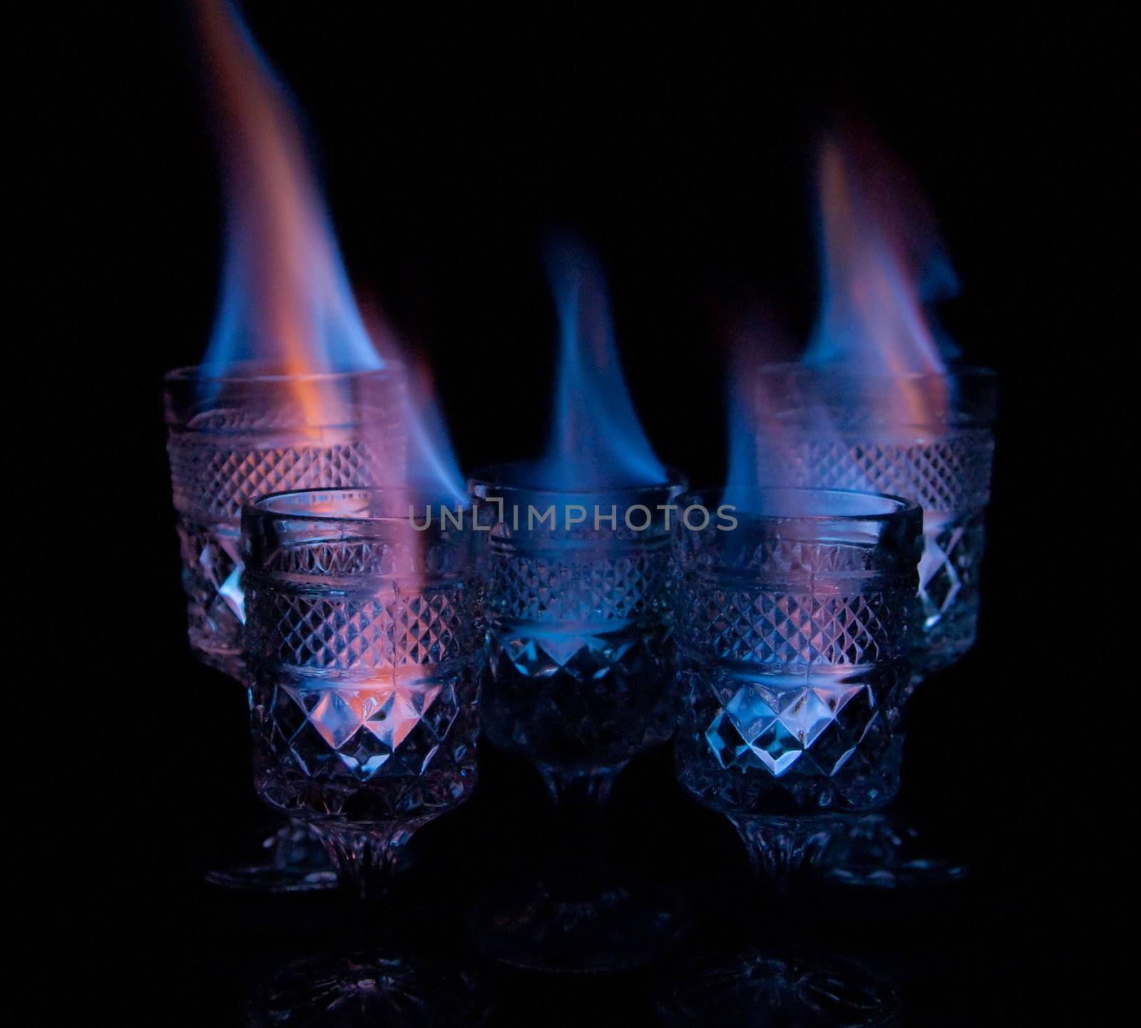 Drinks on Fire by chaosmediamgt