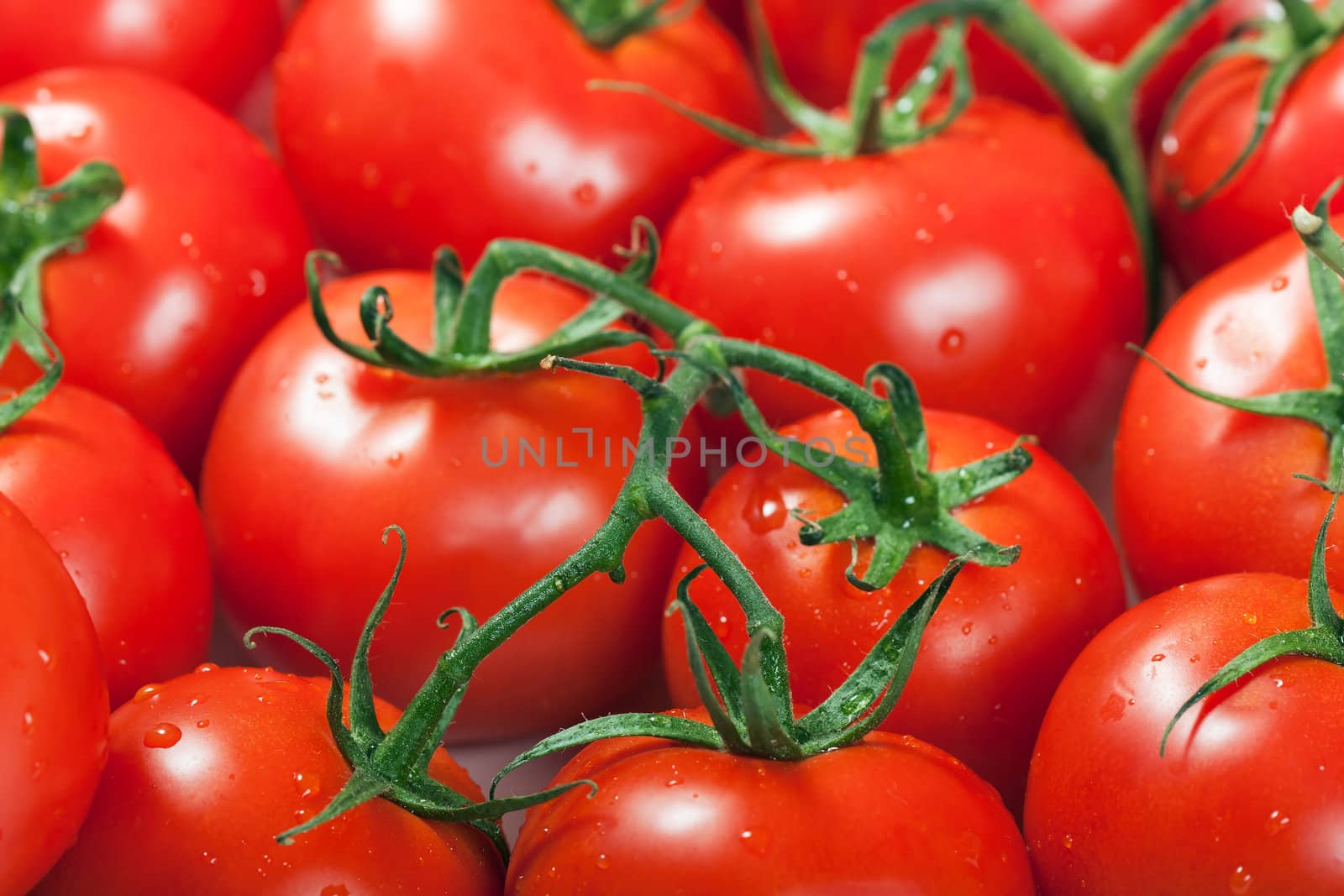 Healthy eating red ripe raw vegetable tomato food