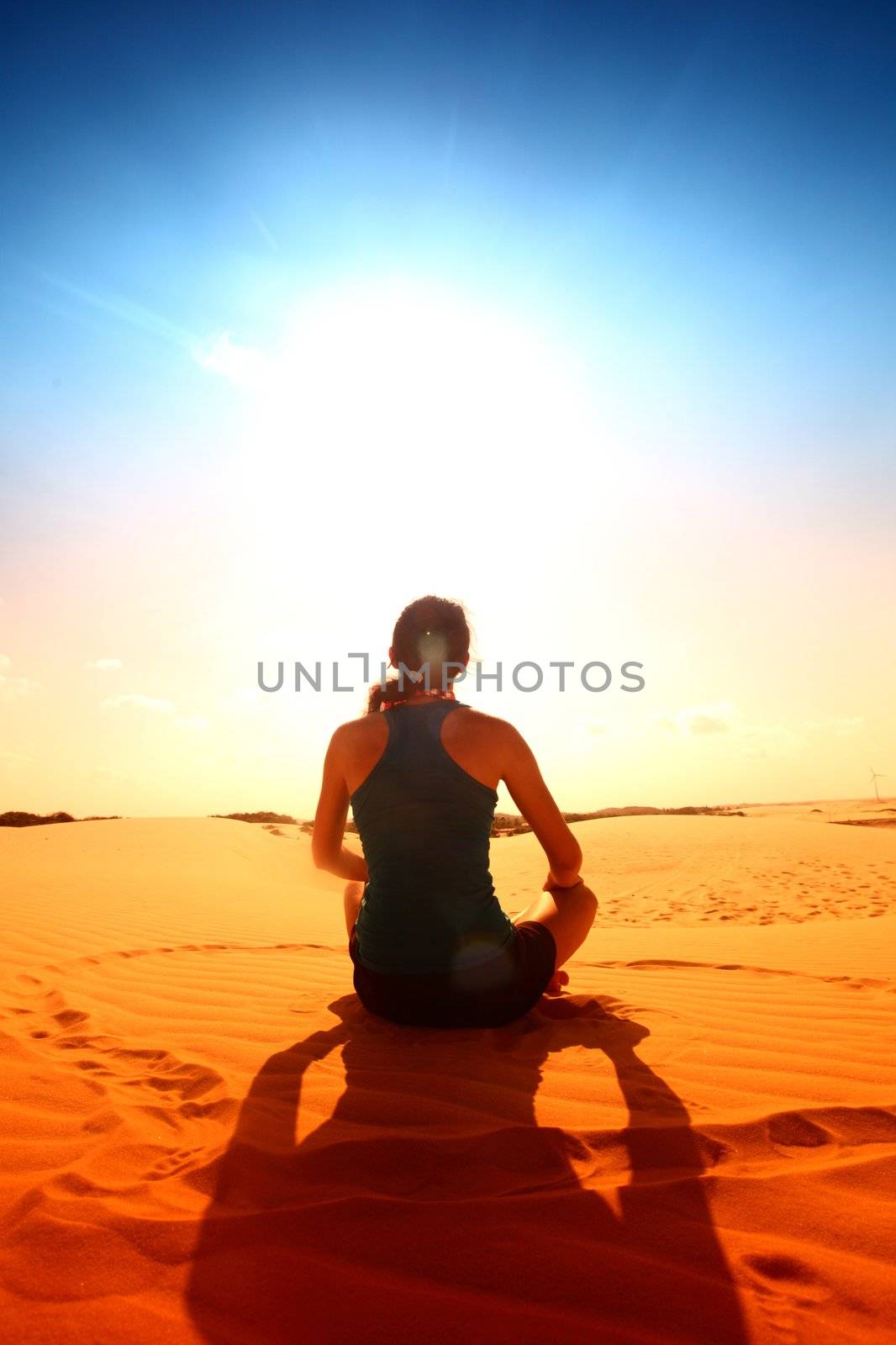 desert yoga by Yellowj