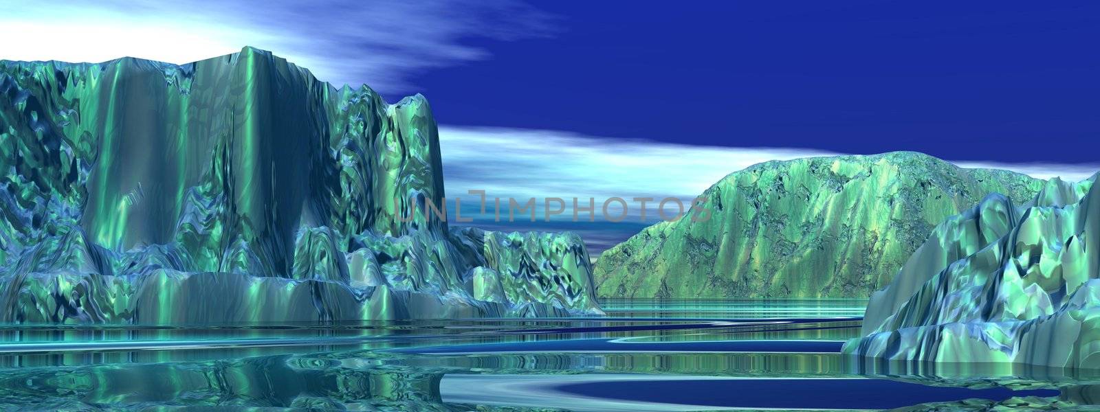 Icebergs by Elenaphotos21