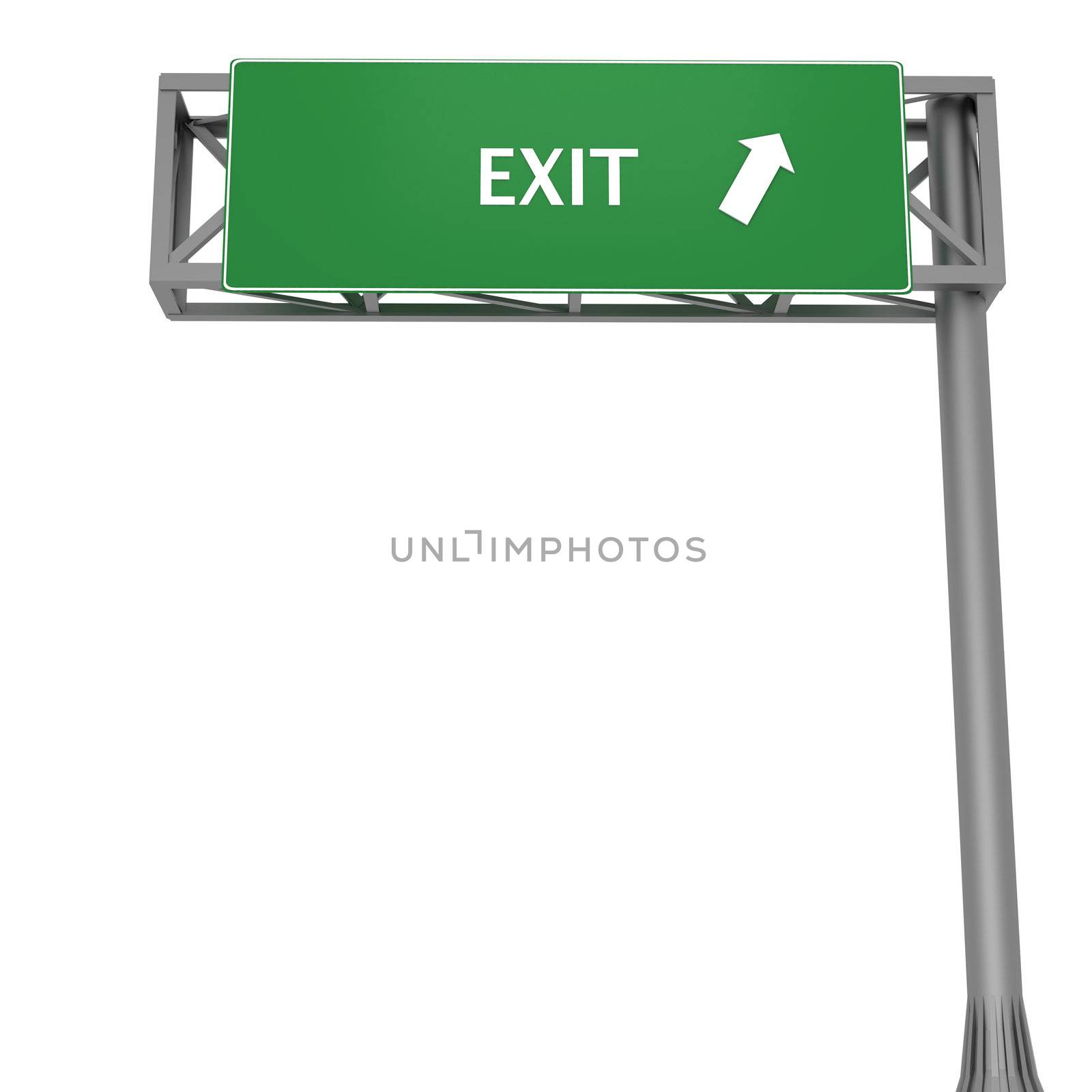 Exit signboard by Harvepino