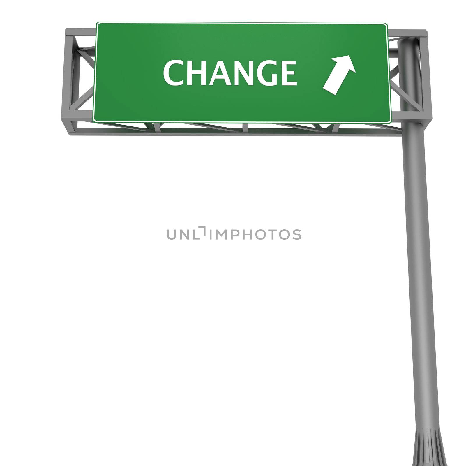Change signboard by Harvepino