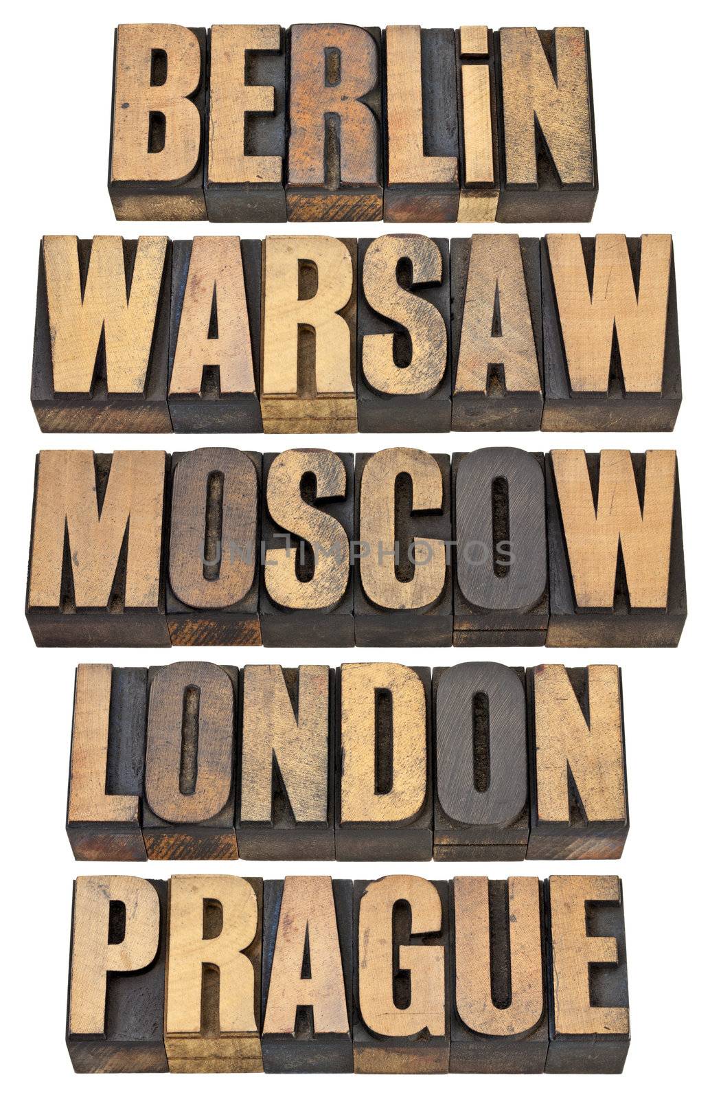 Berlin, Warsaw, Moscow, London and Prague by PixelsAway