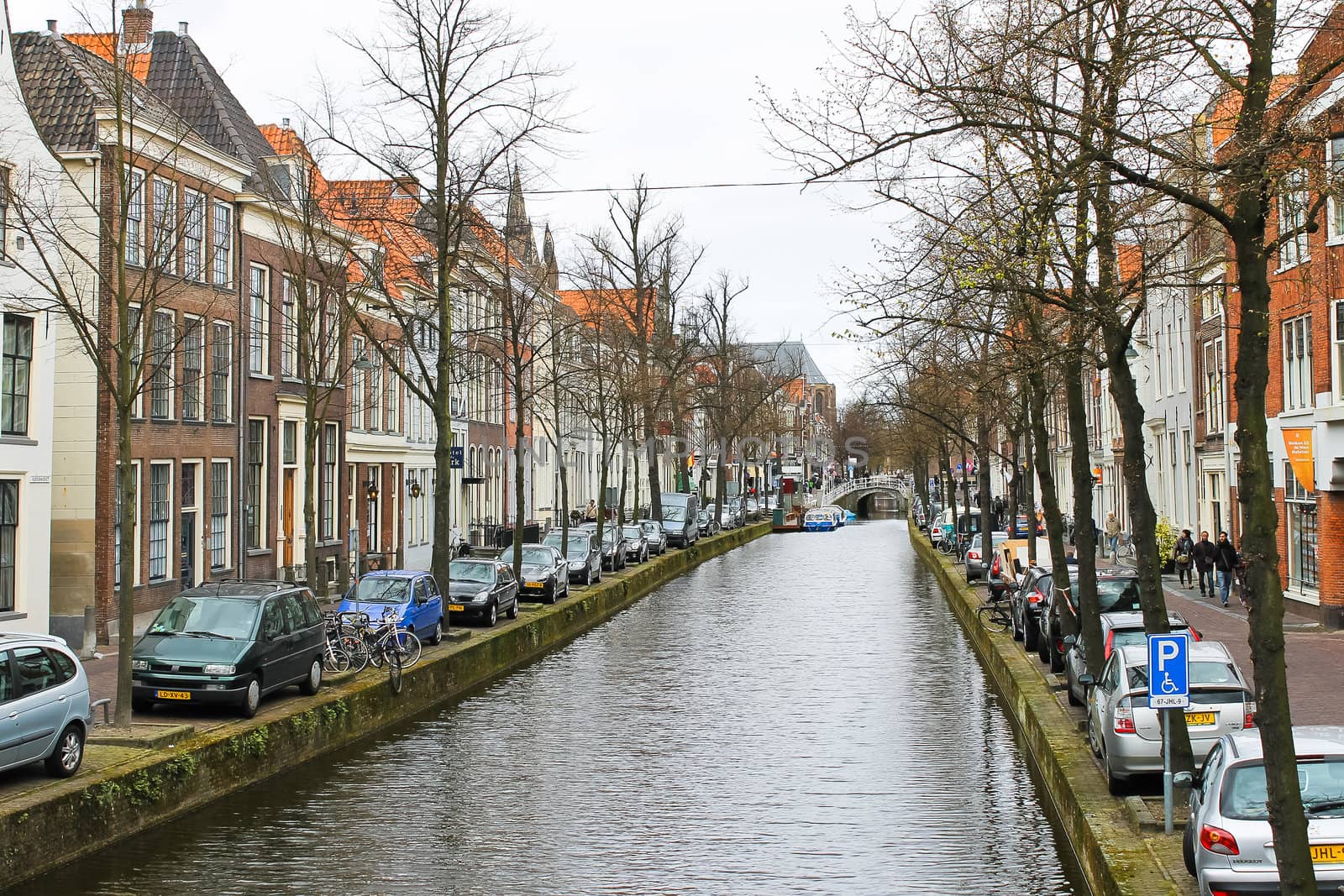 Canal  in Delft, Holland  by NickNick