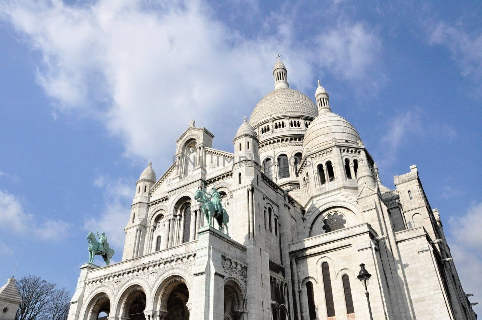 The Basilica of the Sacred Heart of Jesus of Paris, commonly known as Sacr�-Coeur Basilica