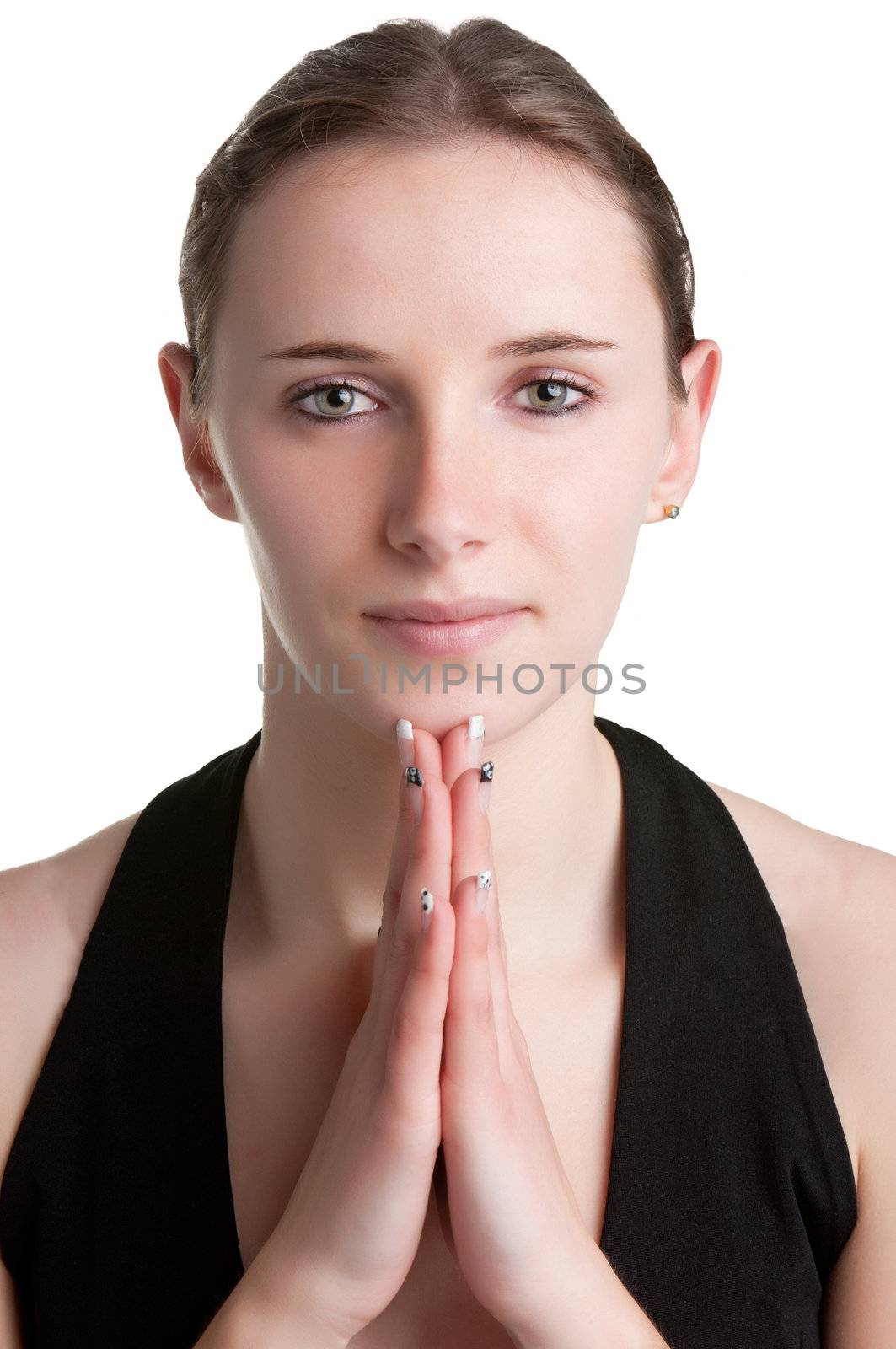 Woman Meditating by ruigsantos