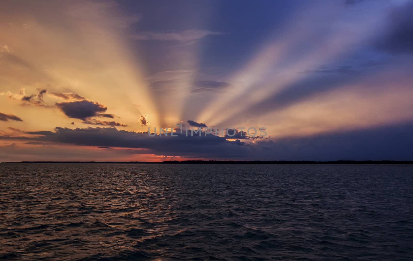 Sunset on Gulf of Mexico