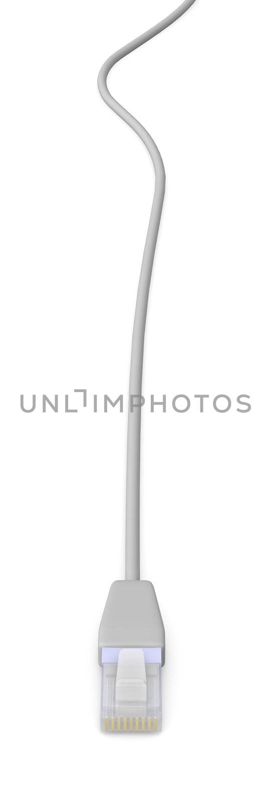 White Network Cable
 by Spectral