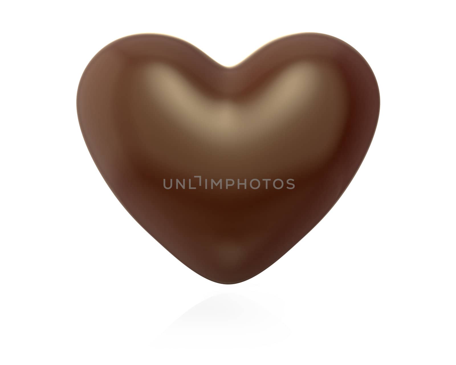 Heart shaped chocolate candy by Zelfit