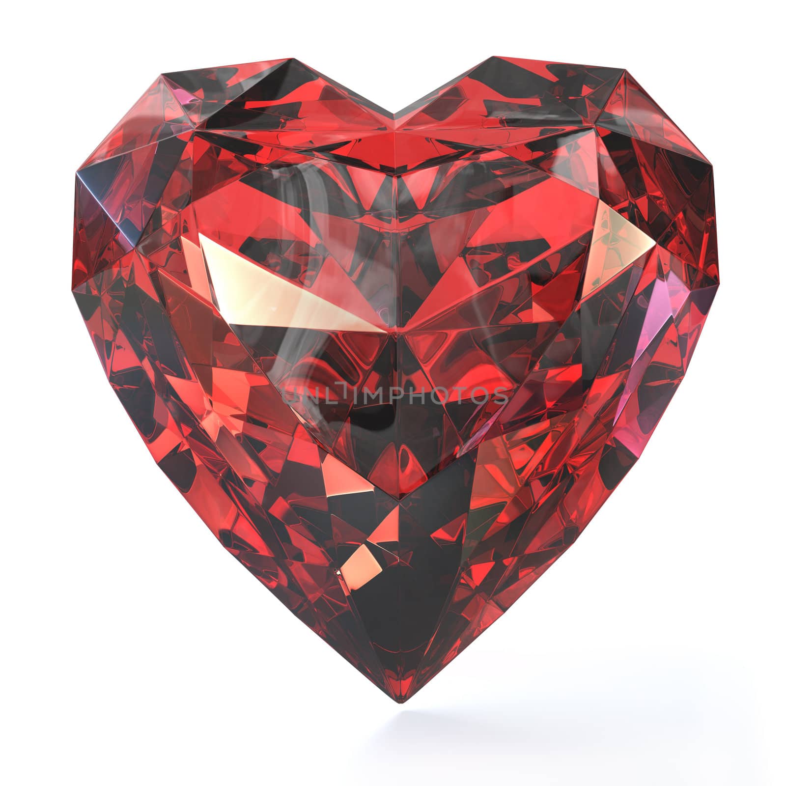 Heart shaped ruby by Zelfit