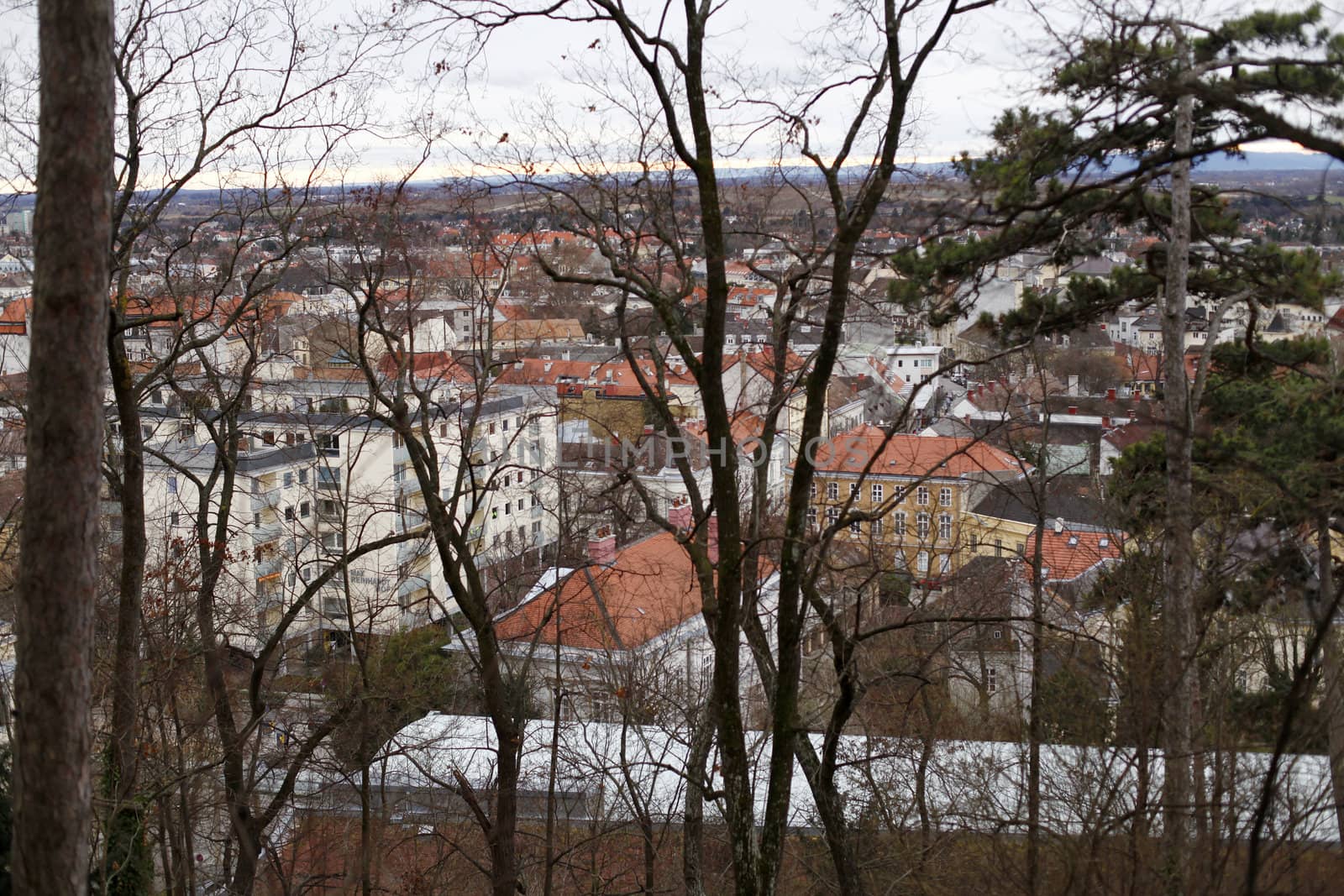 Beautiful views of European cities, central Europe