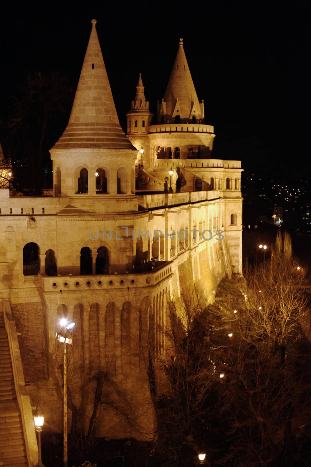 Night view of Budapest by ascherbakova