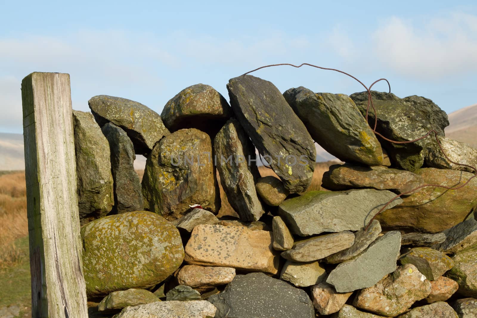 Stone wall abstract. by richsouthwales