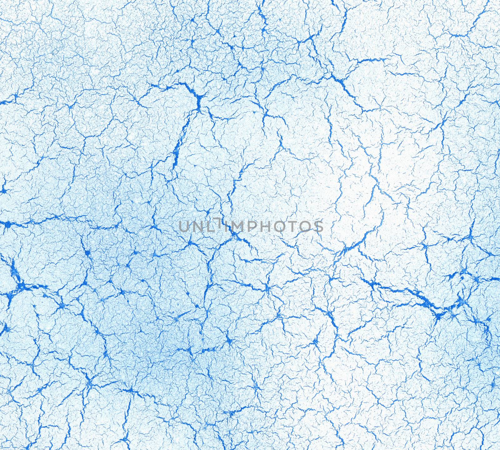 blue abstract fine fissured background