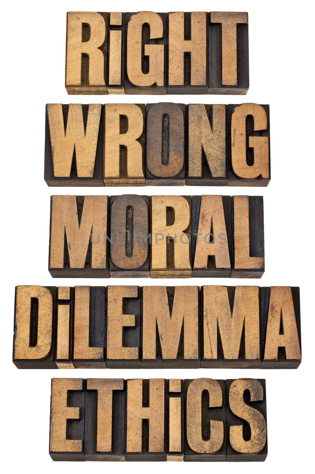 moral dilemma concept by PixelsAway