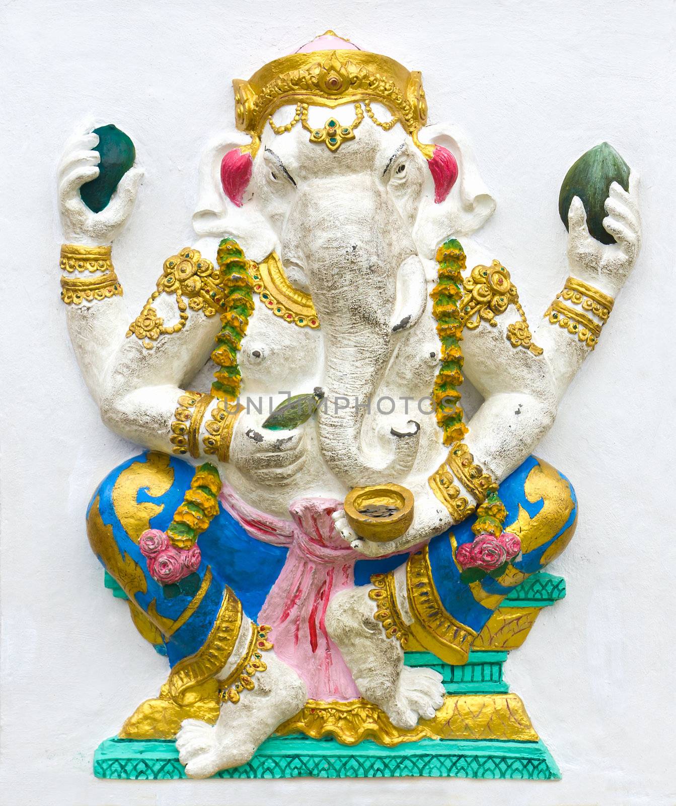 Hindu ganesha God by stoonn