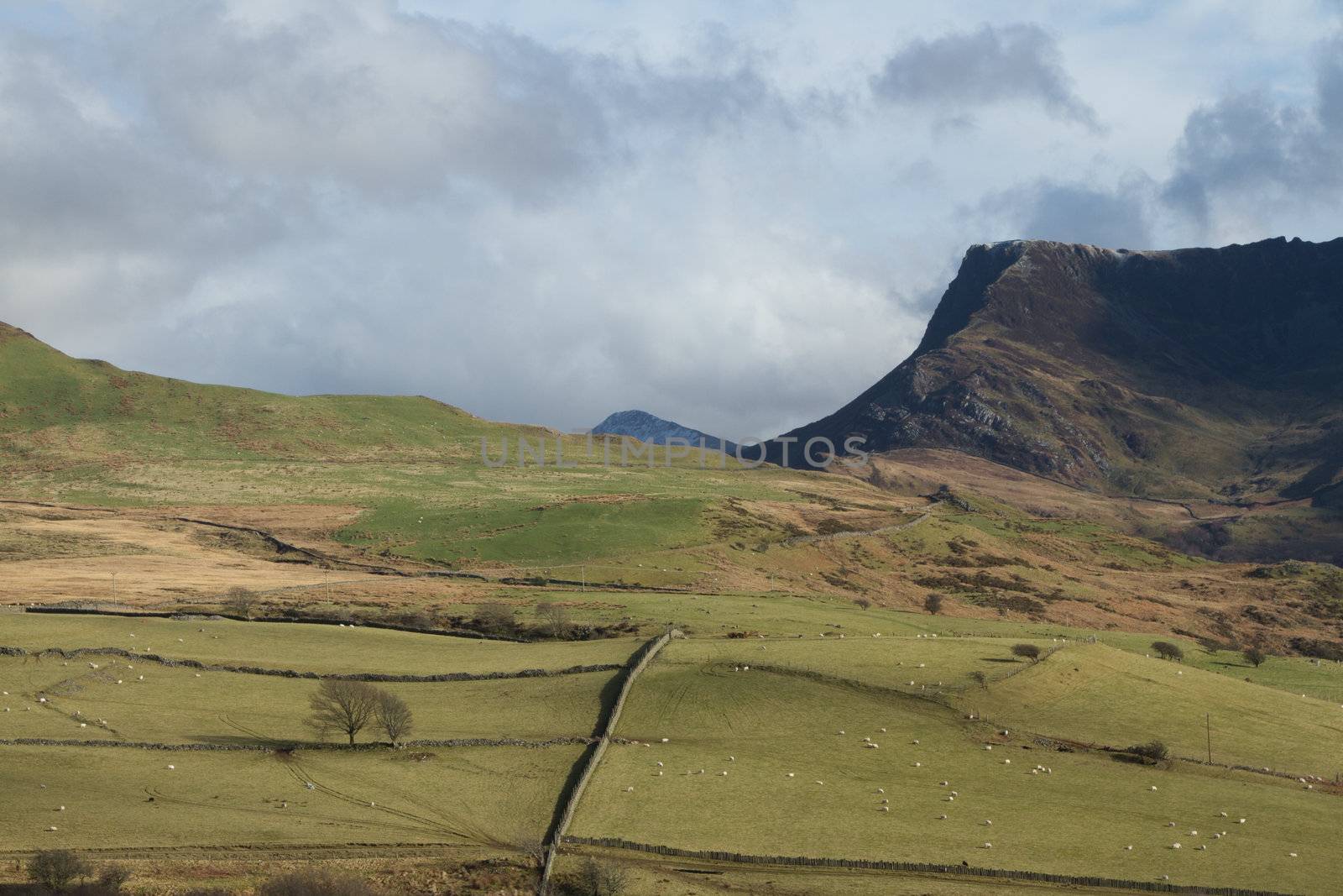 Mountain farmland. by richsouthwales