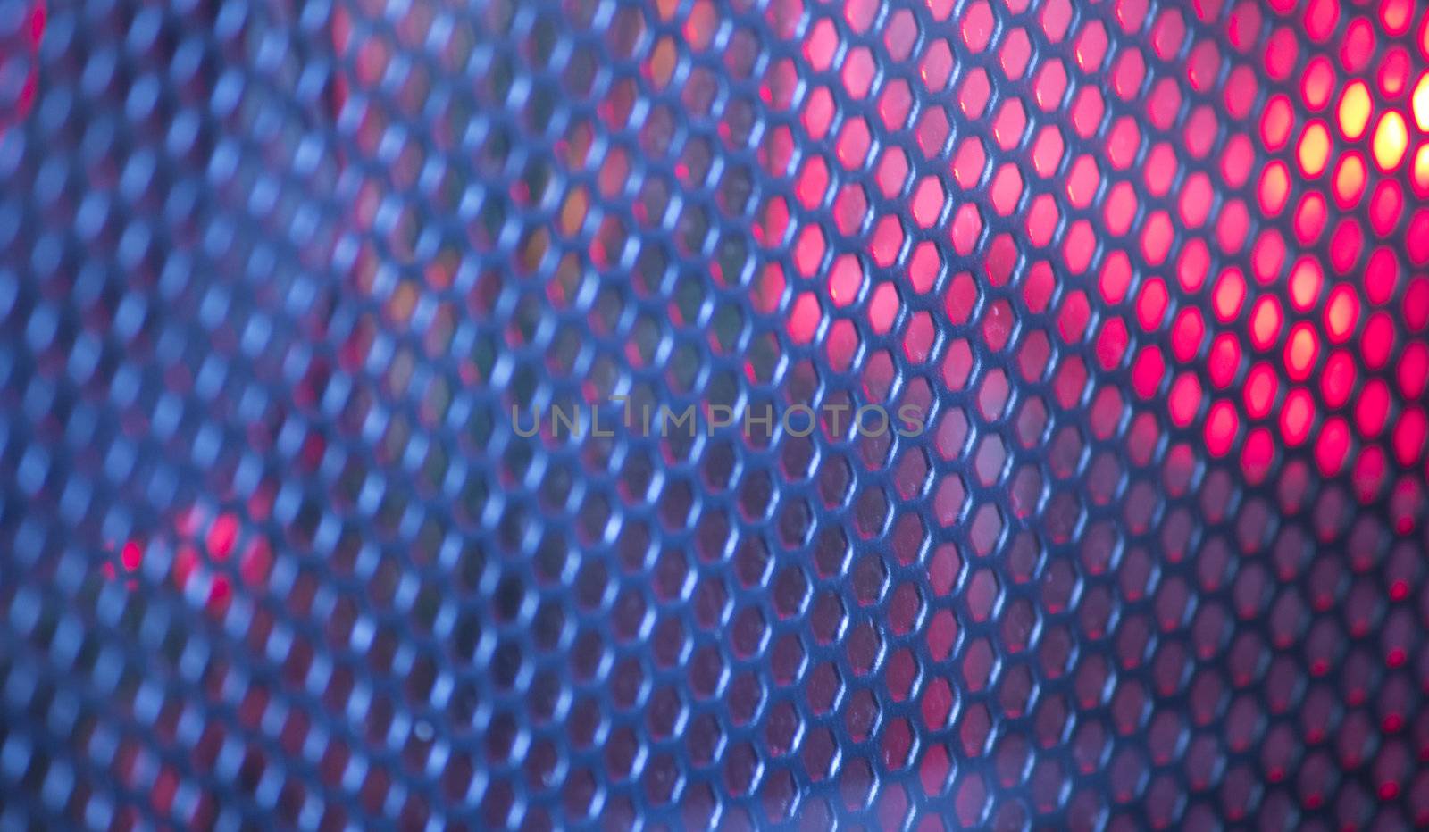 Abstract wire mesh red by jeremywhat