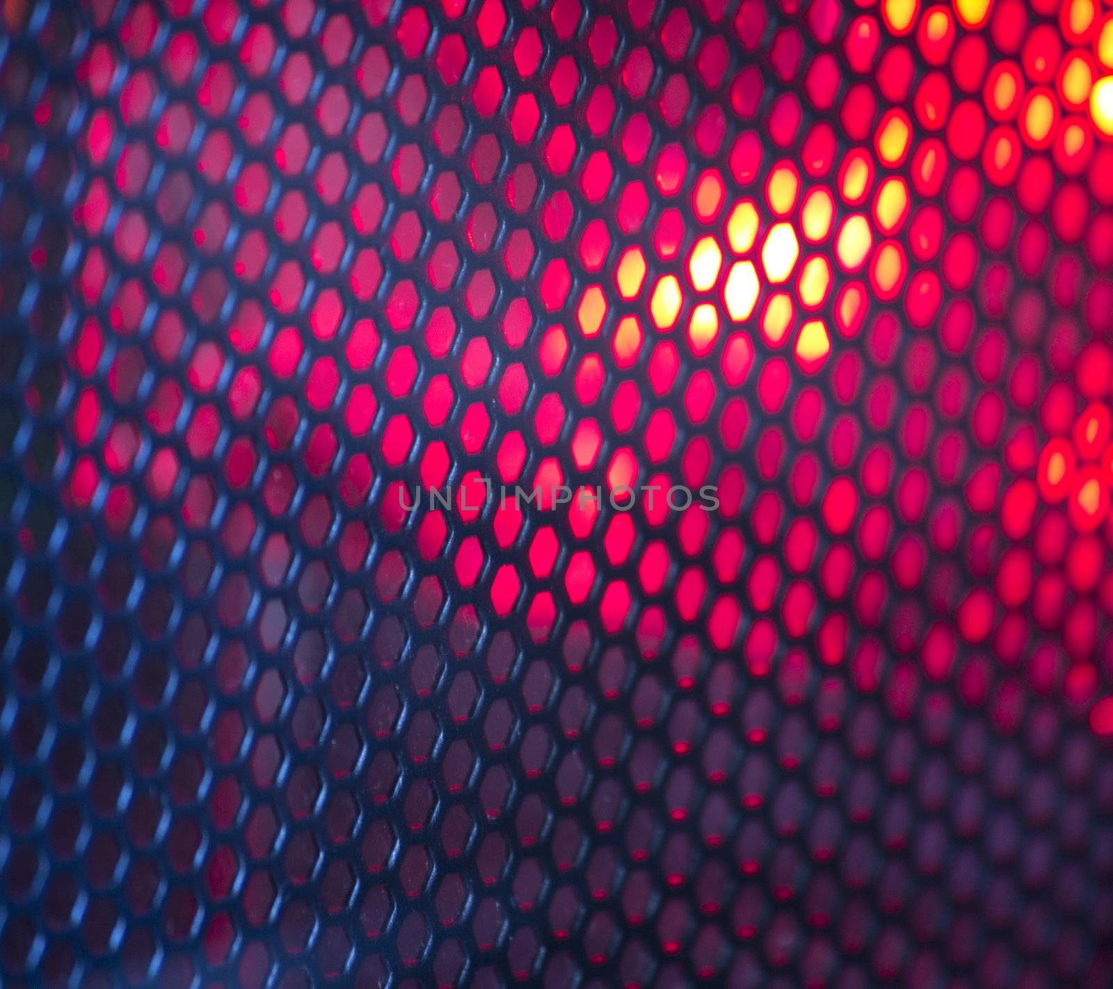 Abstract wire mesh red by jeremywhat