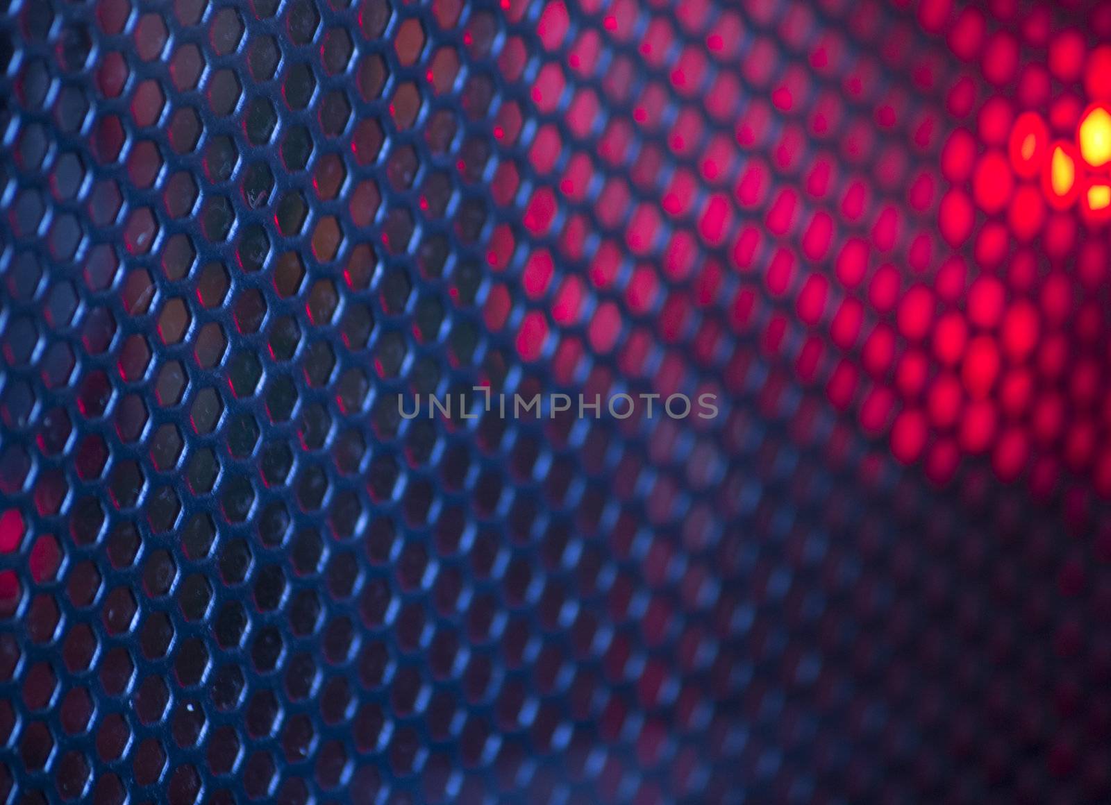 Abstract wire mesh red by jeremywhat