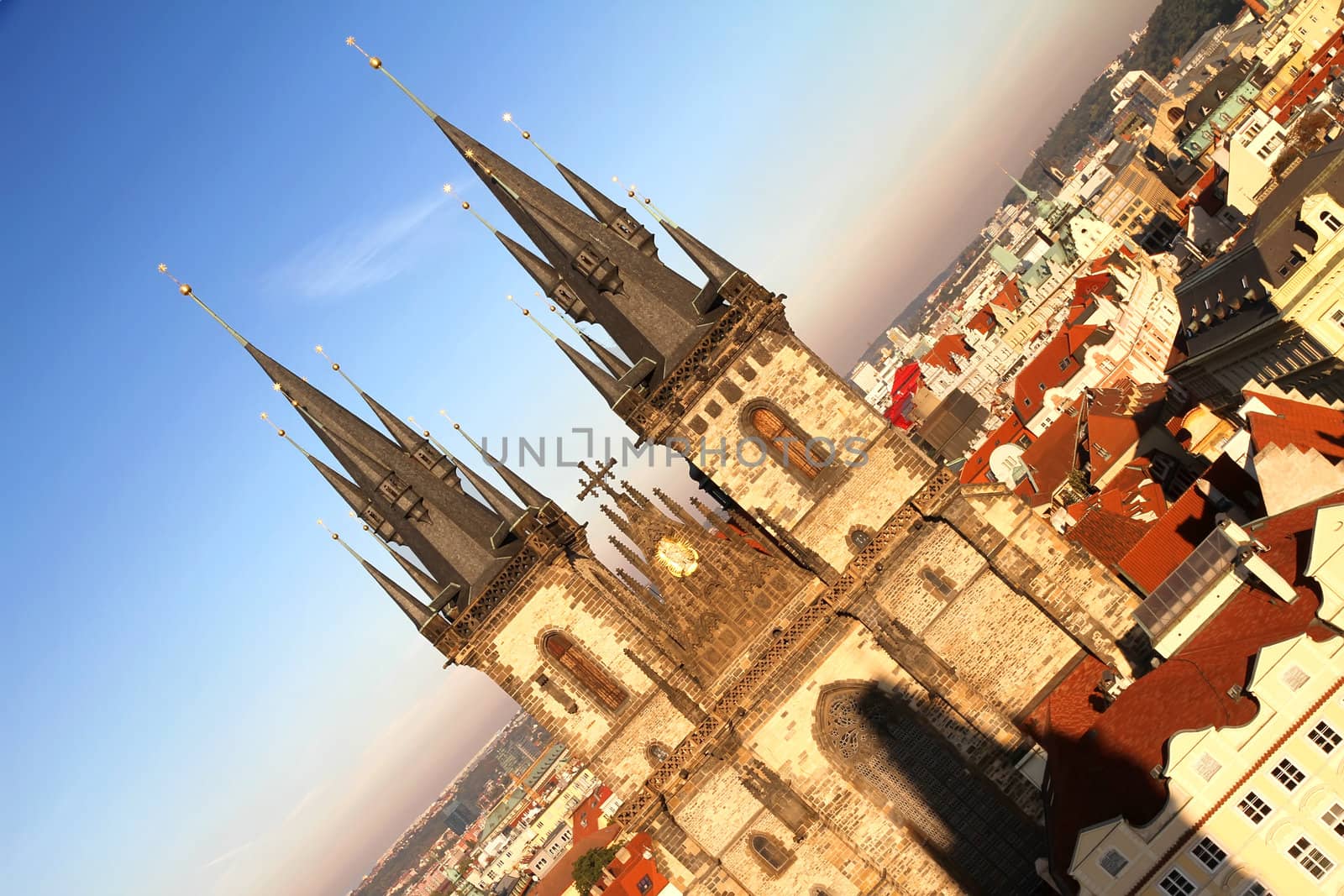 Teyn Church in Prague by Spectral