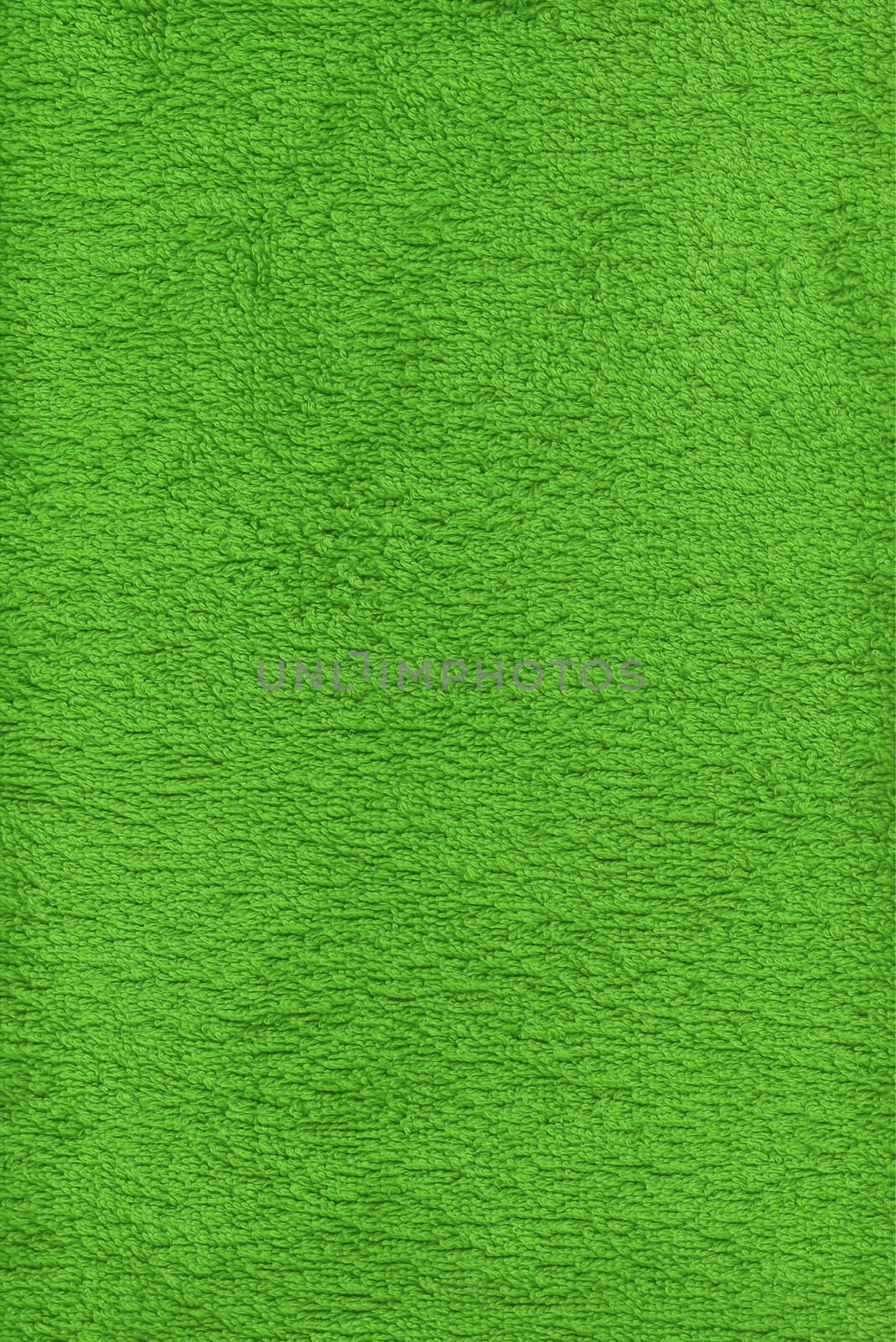 Green color towel background