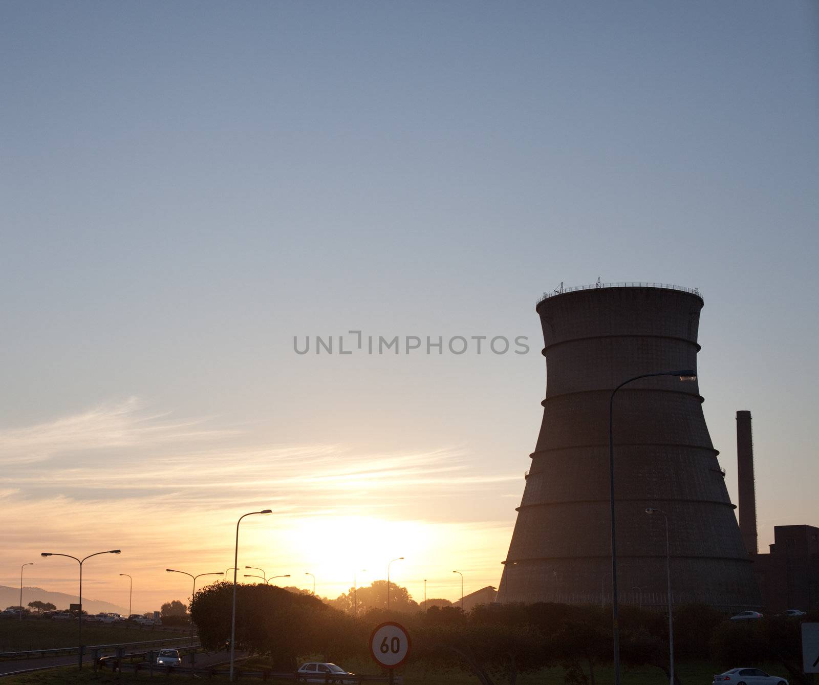 Nuclear reactor cooling tower, Cape Town, South Africa