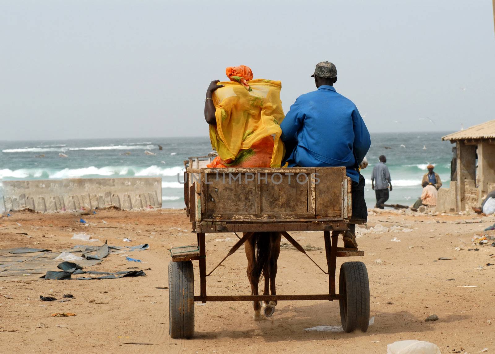 African couple by africa