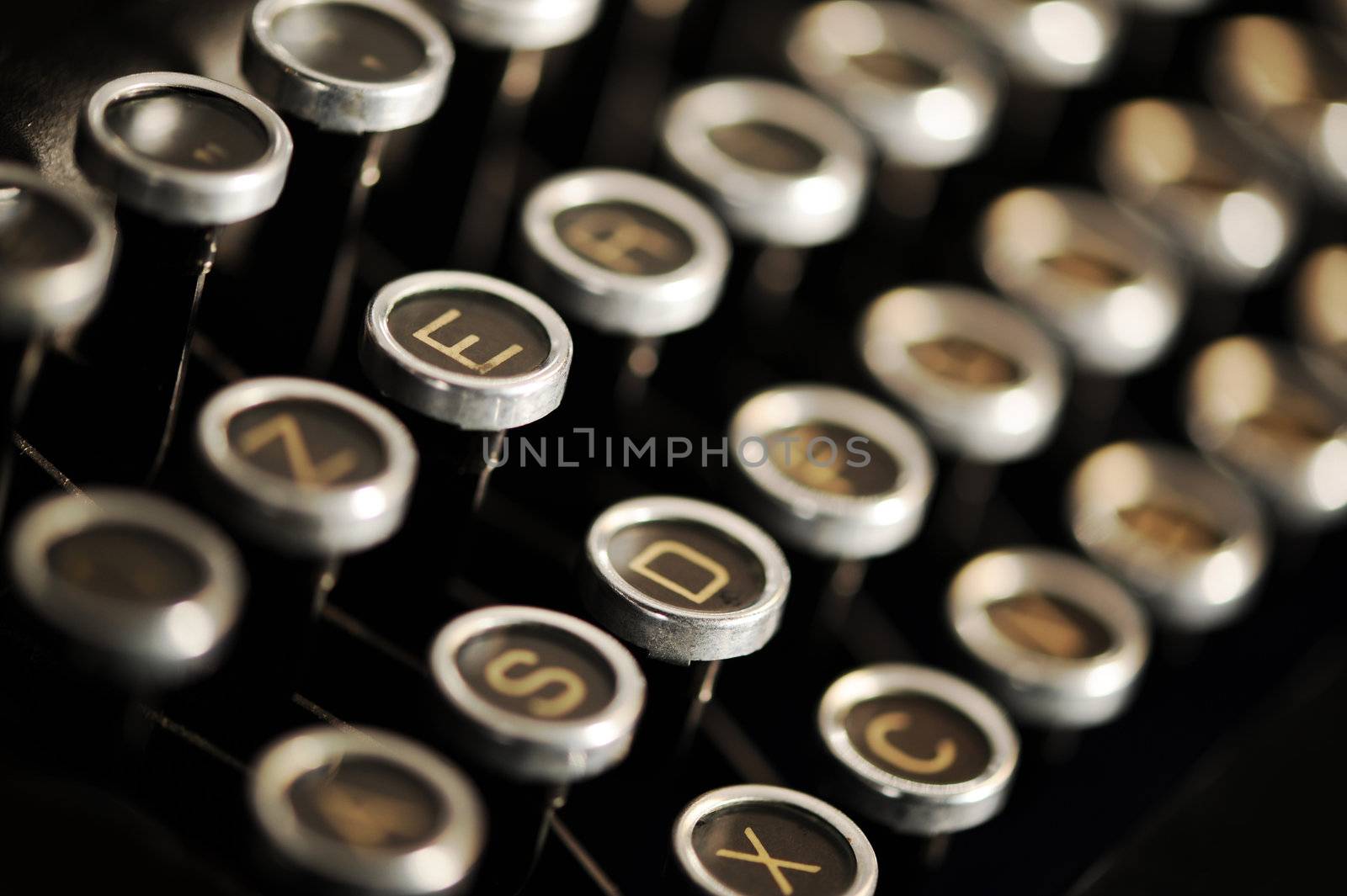 Old Vintage Typewriter by stokkete