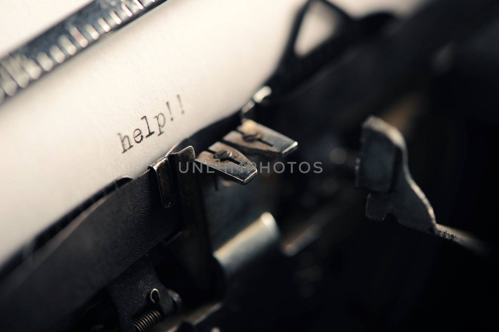 Old Typewriter:help message