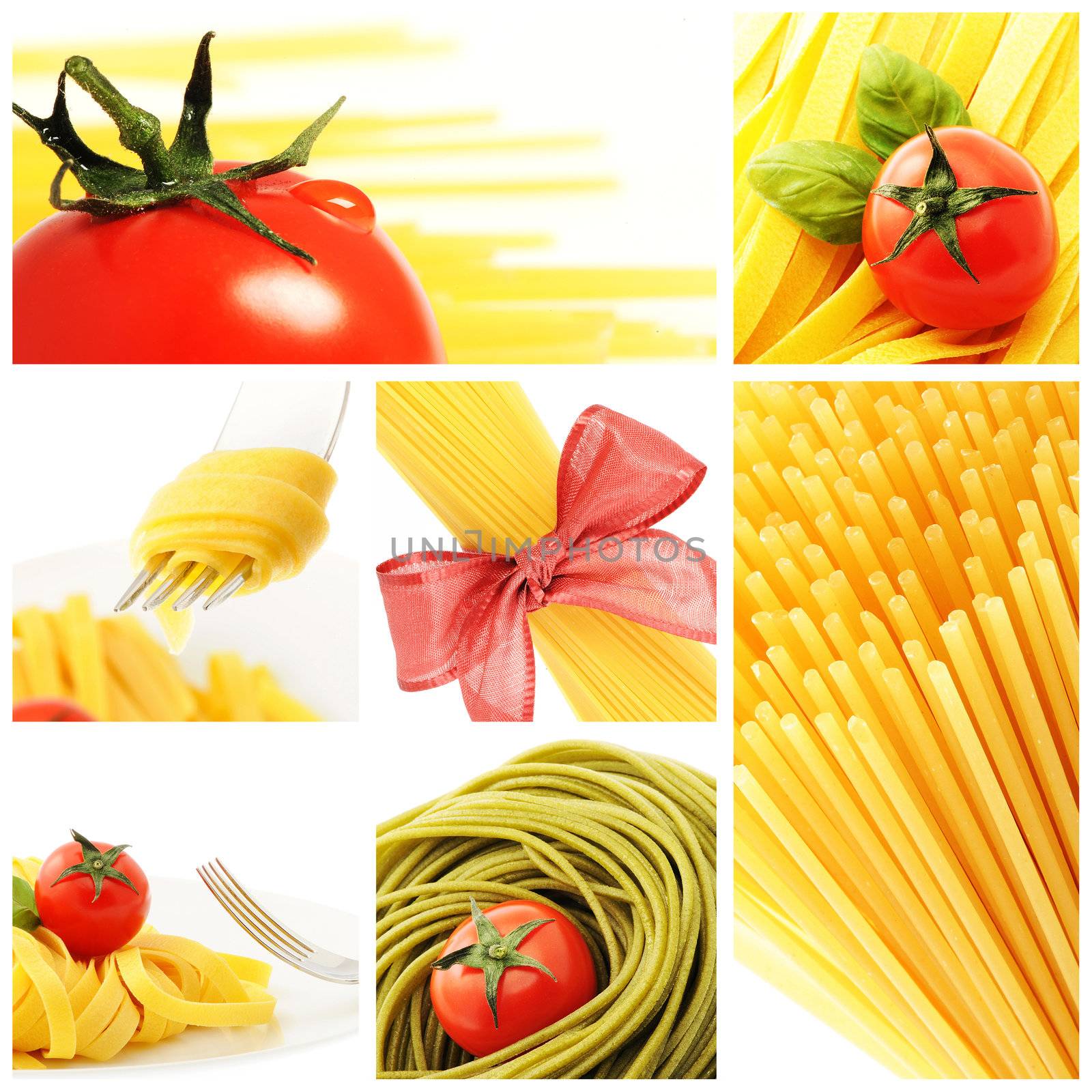 italian pasta collage by stokkete