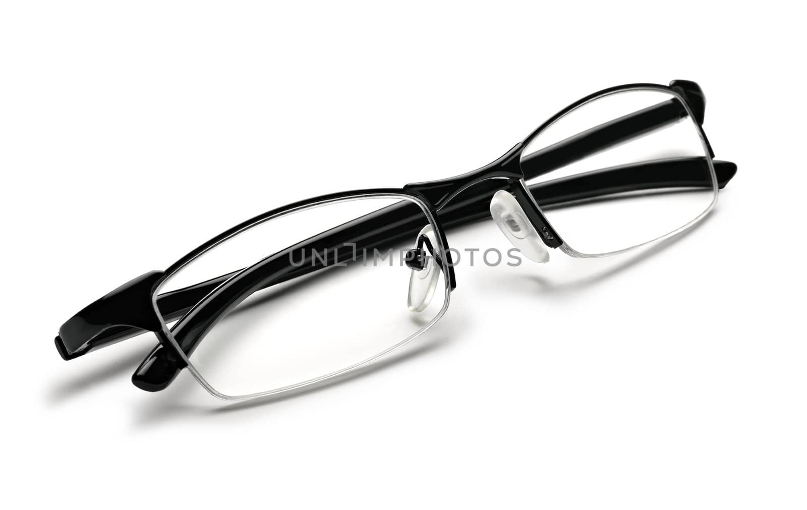 reading glasses isolated on white