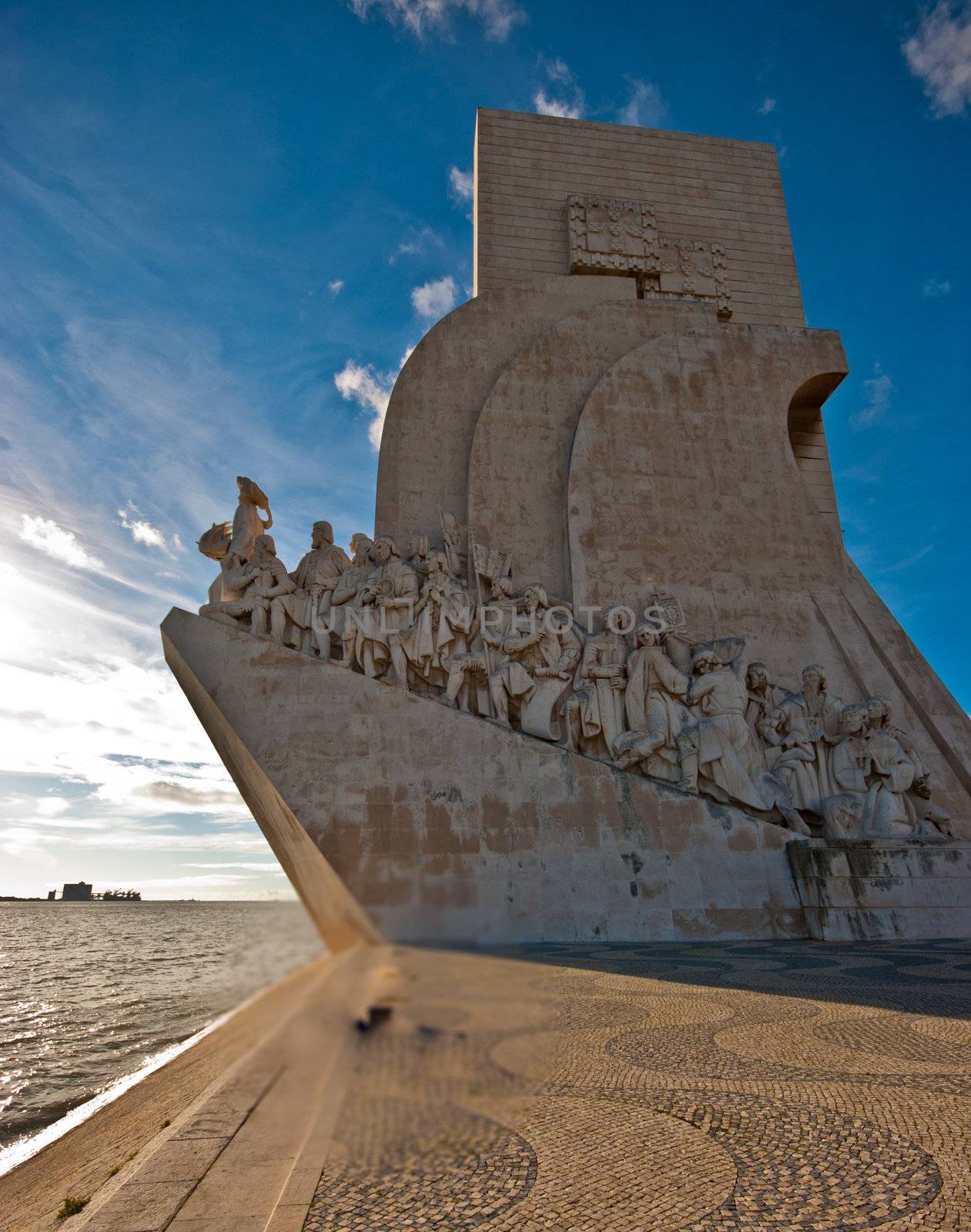 view of the Padrao dos Descobrimentos in Lisbon