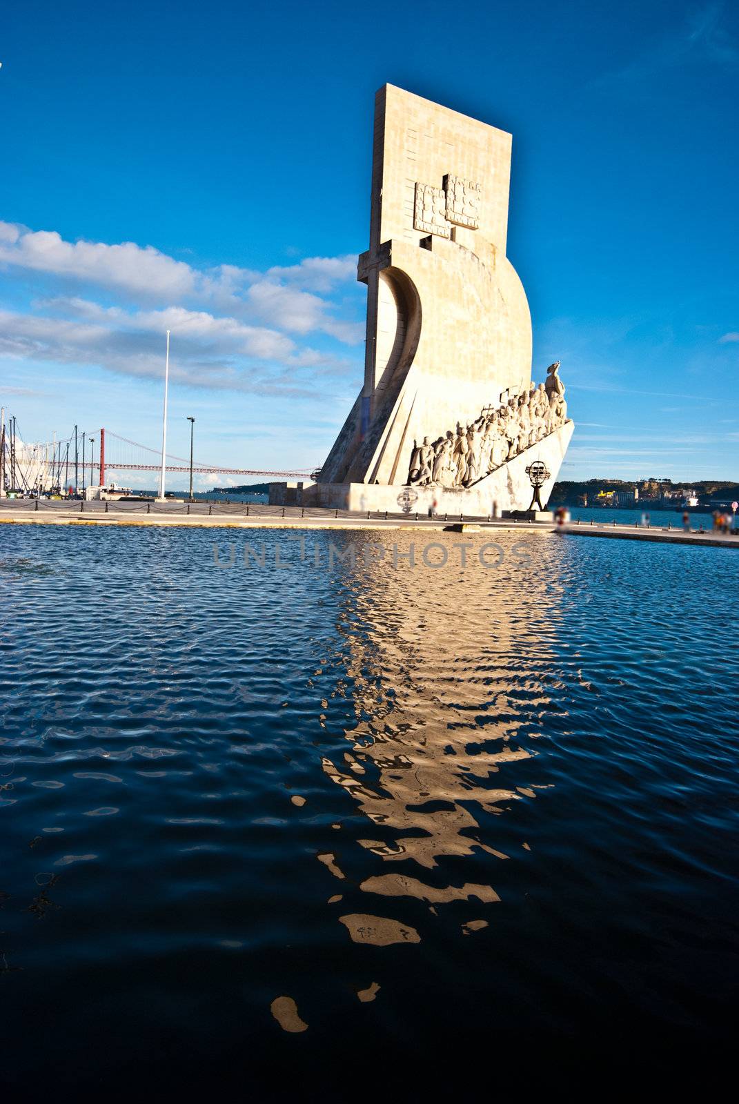 view of the Padrao dos Descobrimentos in Lisbon