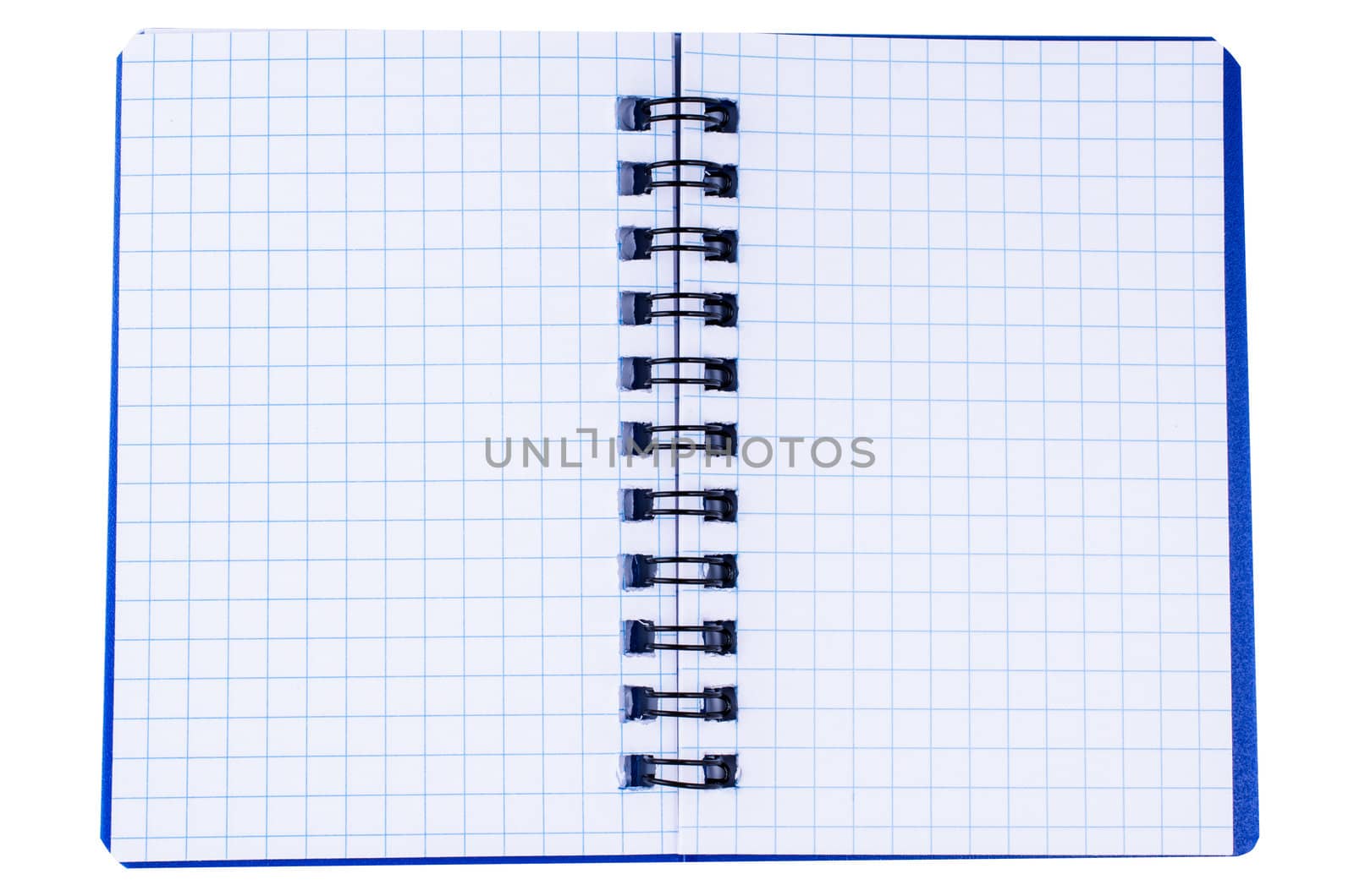 Spiral notepad isolated