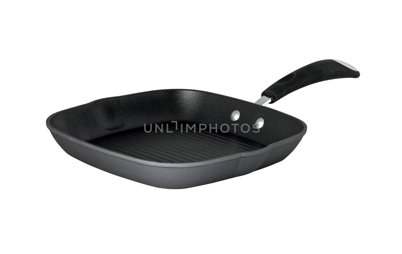 nonstick grill, isolated on white background 