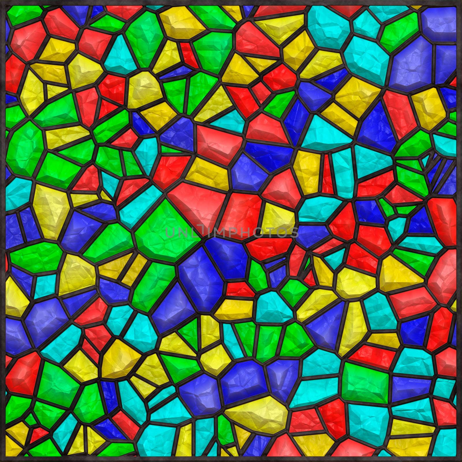 High quality seamless stained glass background