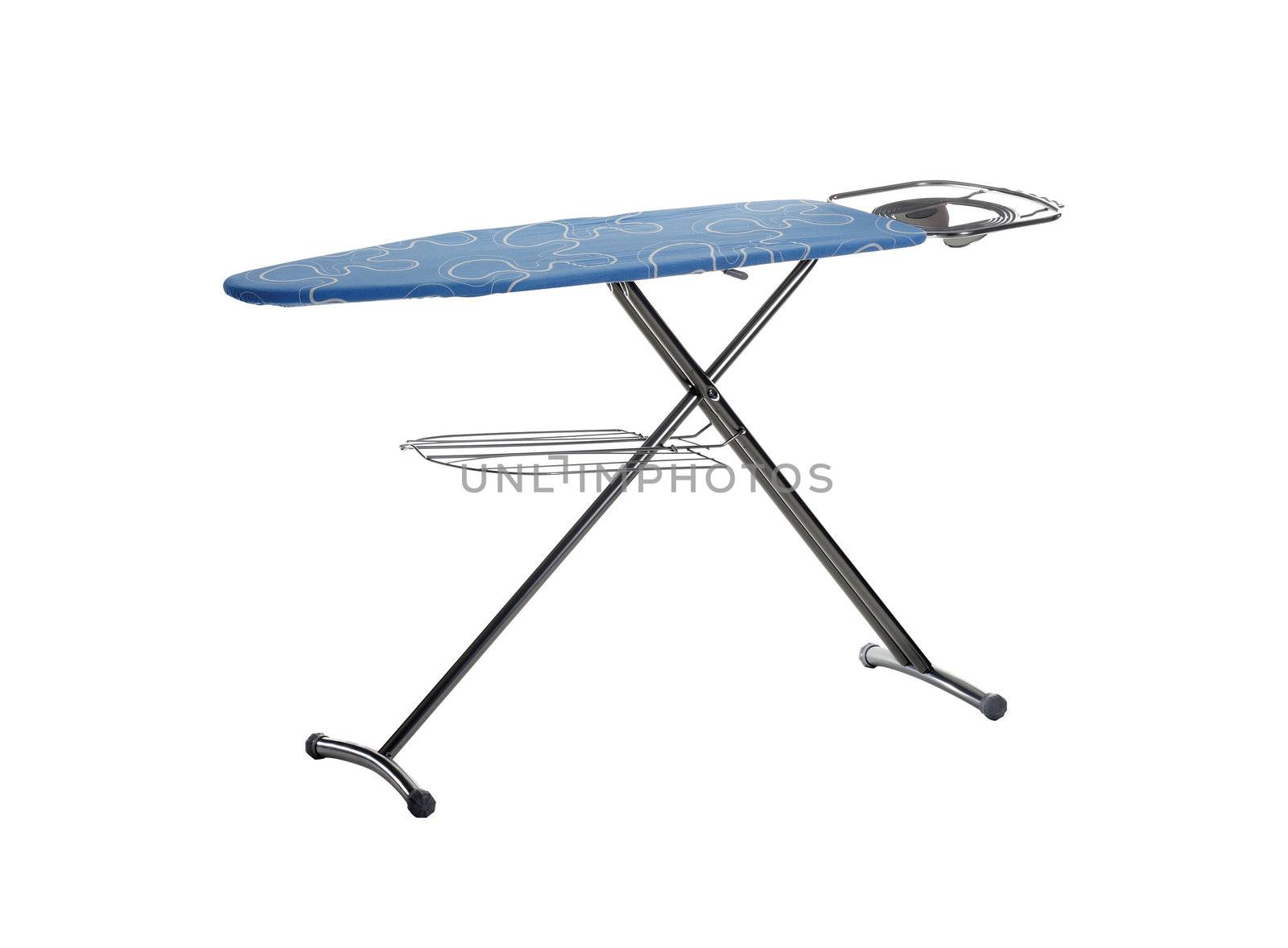  ironing board isolated on white background by stokkete